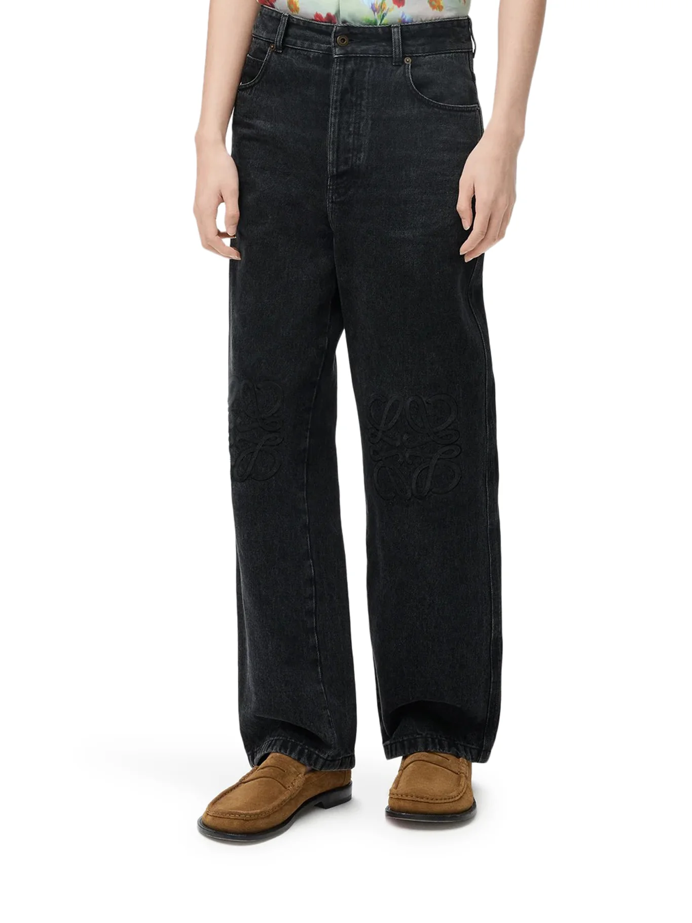 ANAGRAM BAGGY JEANS IN DENIM - Image 3