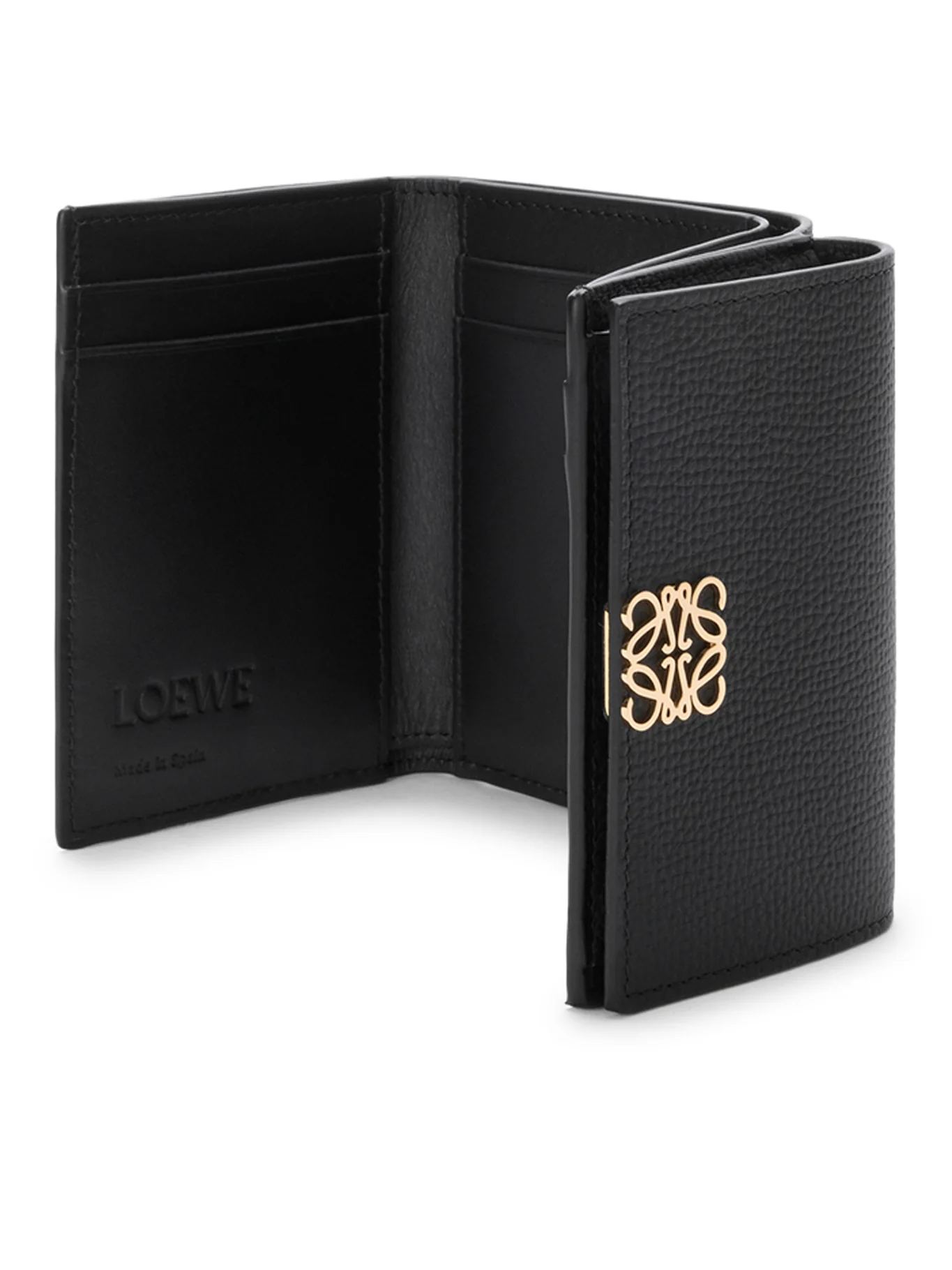 ANAGRAM TRIFOLD WALLET IN HAMMERED CALFSKIN LEATHER - Image 4