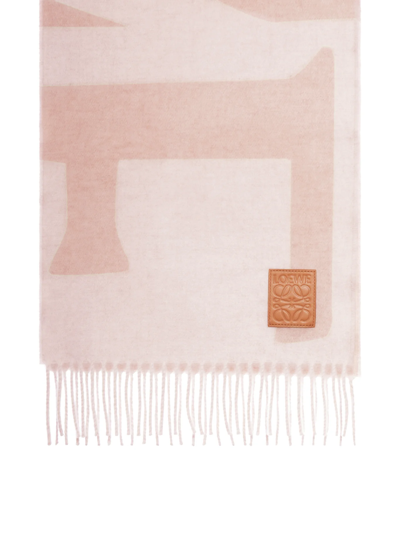 CASHMERE JACQUARD LOGO SCARF - Image 3