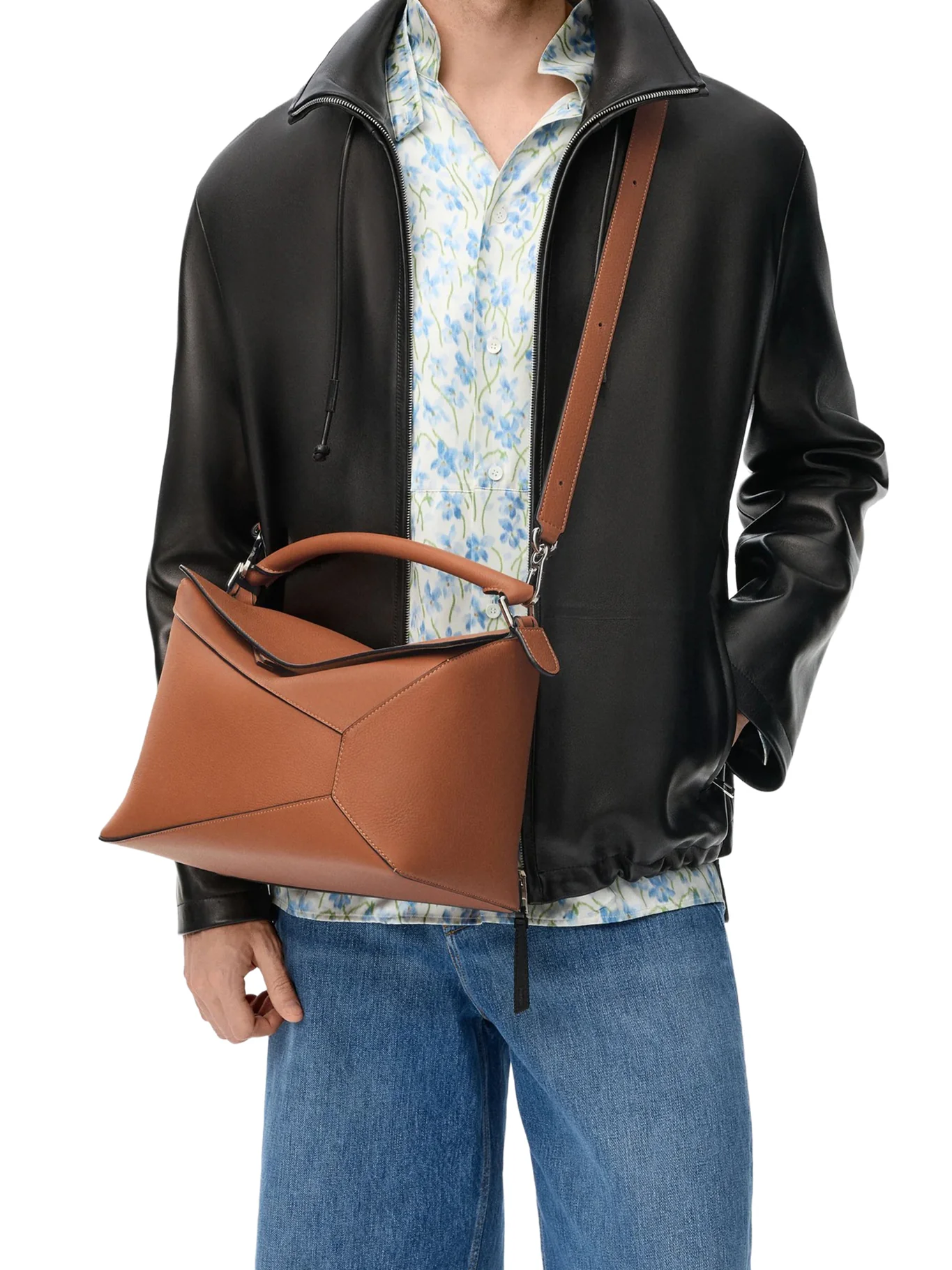 LARGE CLASSIC CALFSKIN PUZZLE BAG - Image 3