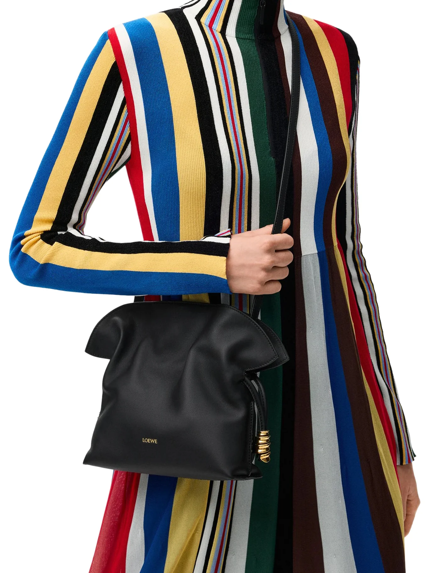 COIL FLAMENCO MINI CLUTCH BAG IN CALFSKIN NAPPA - Image 2
