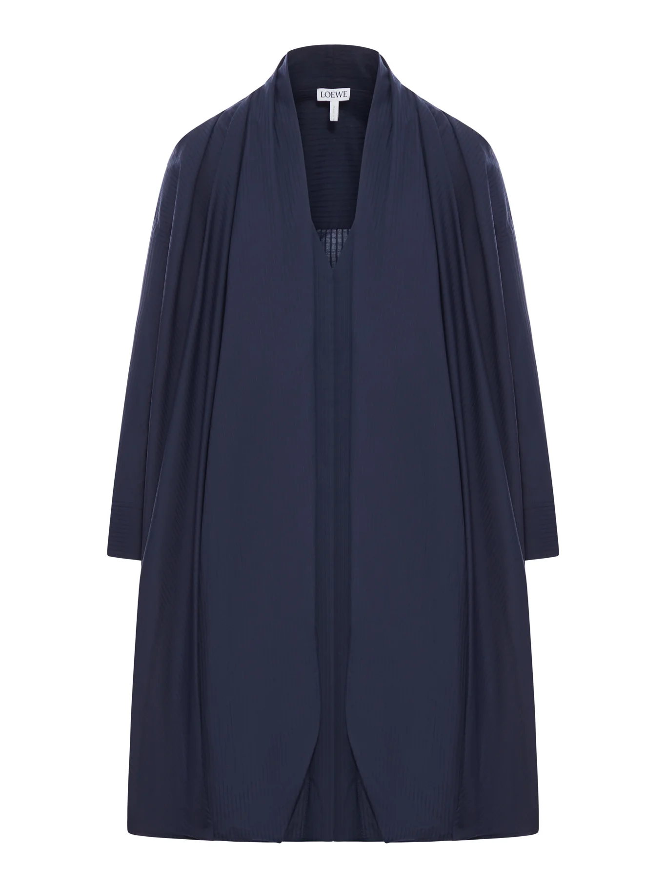 DRAPED COTTON DRESS