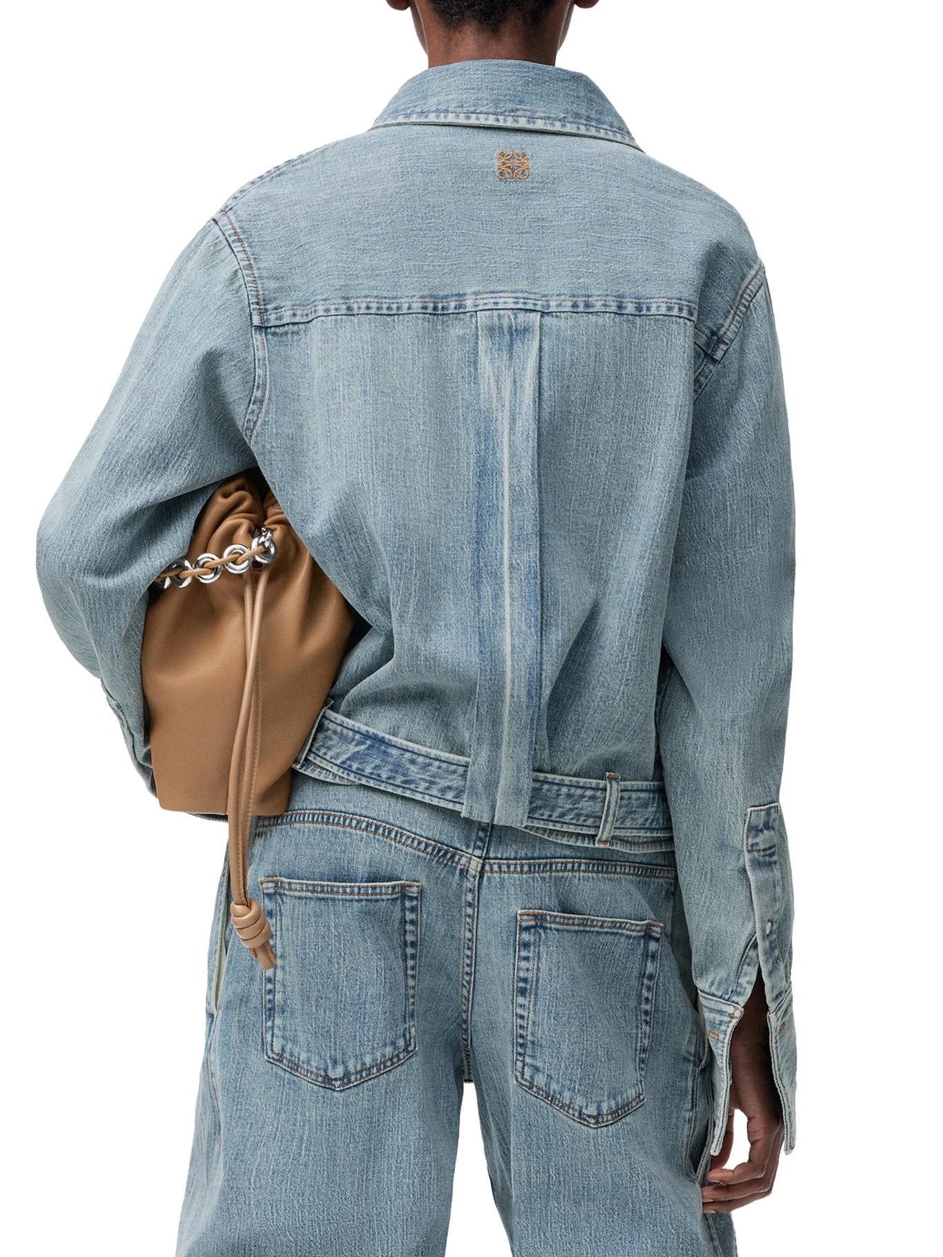 DRAPED DENIM SHIRT - Image 4