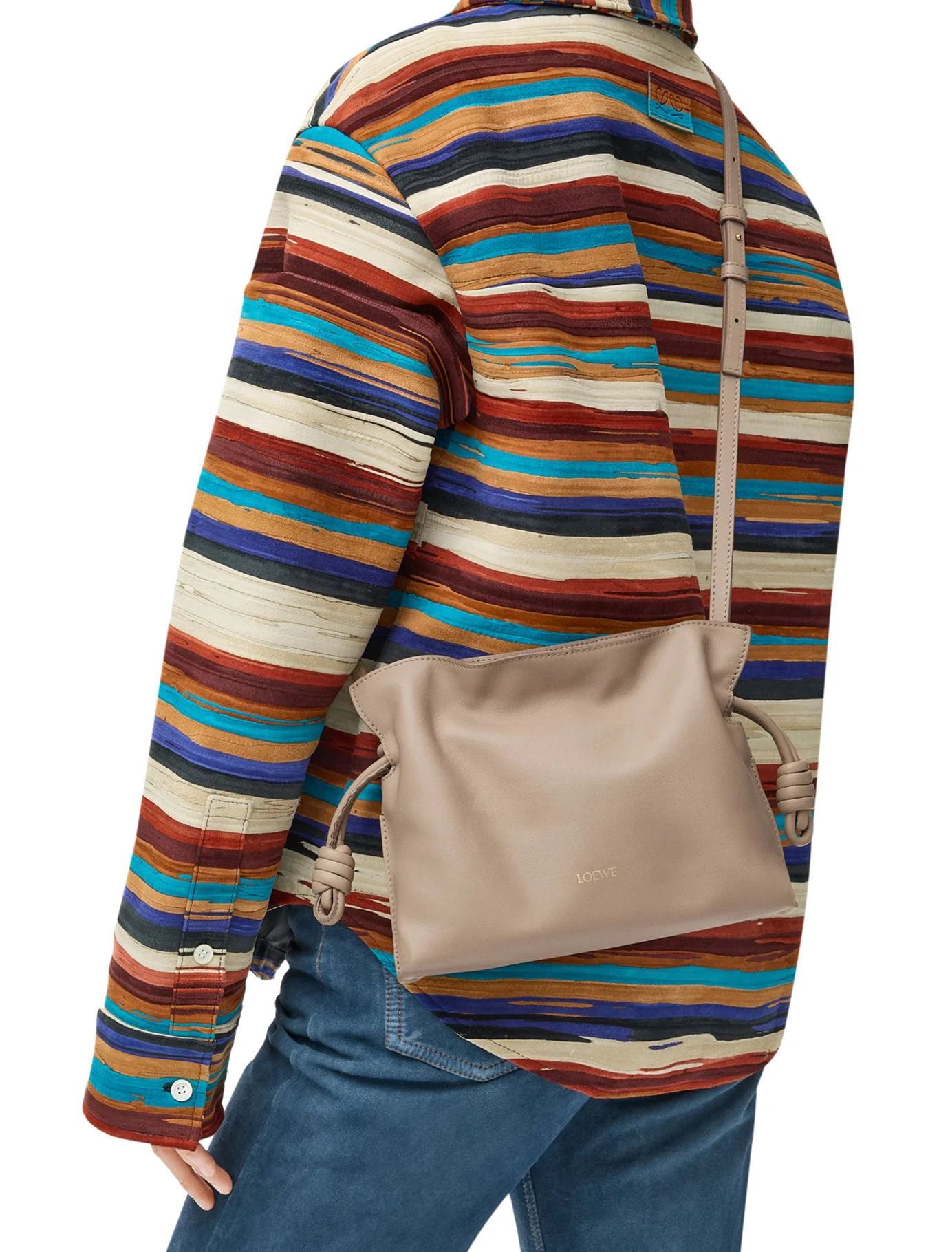 FLAMENCO CLUTCH MINI BAG IN CALFSKIN NAPPA - Image 2