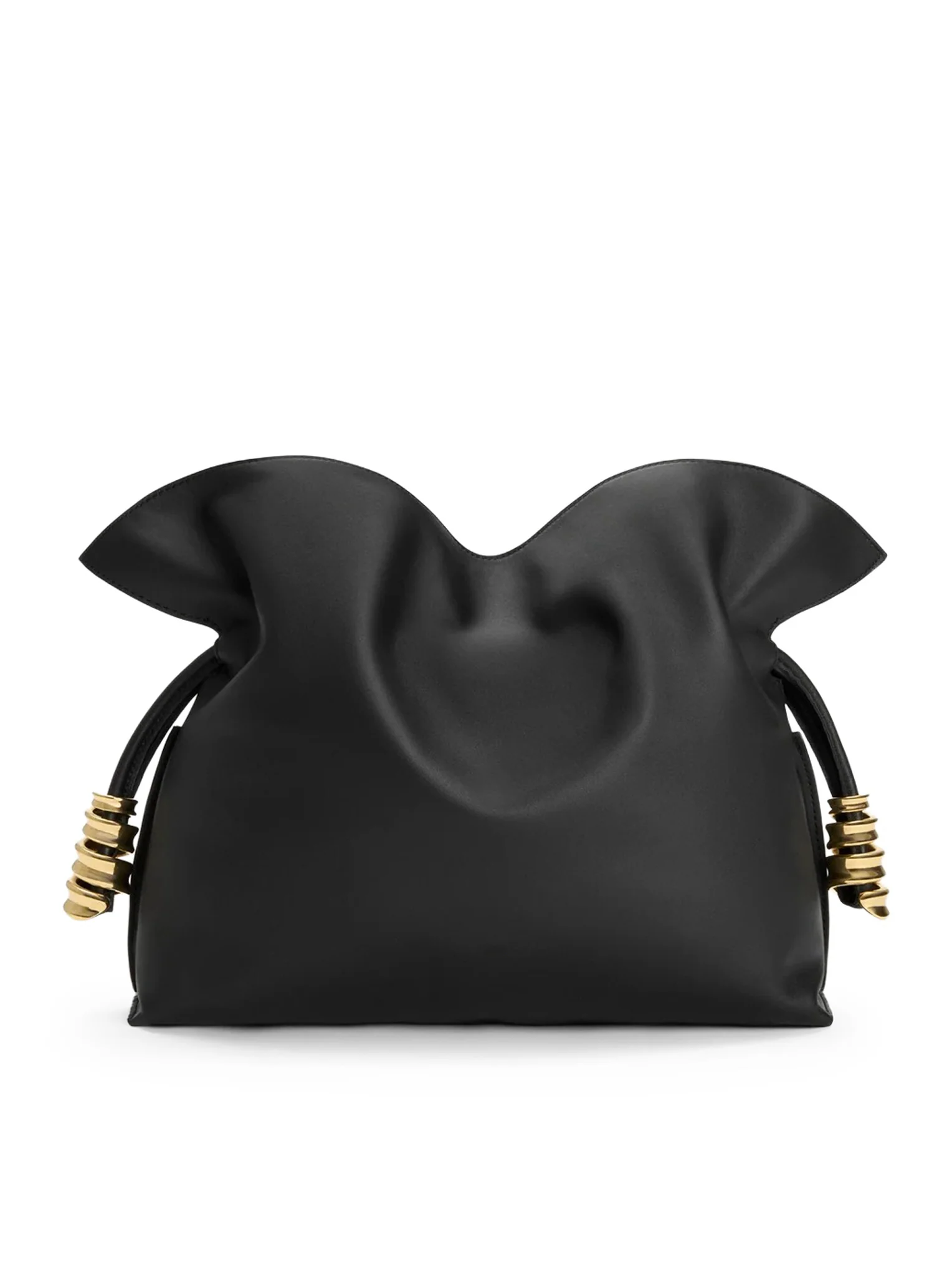 MEDIUM COIL FLAMENCO CLUTCH BAG IN CALFSKIN NAPPA - Image 4