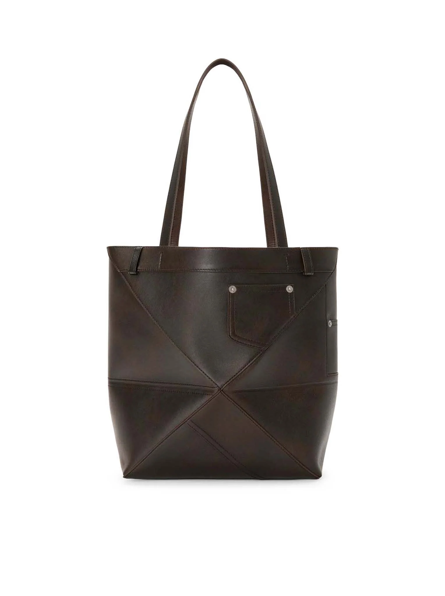 MEDIUM PUZZLE FOLD PANTS TOTE BAG IN LEATHER - Image 5