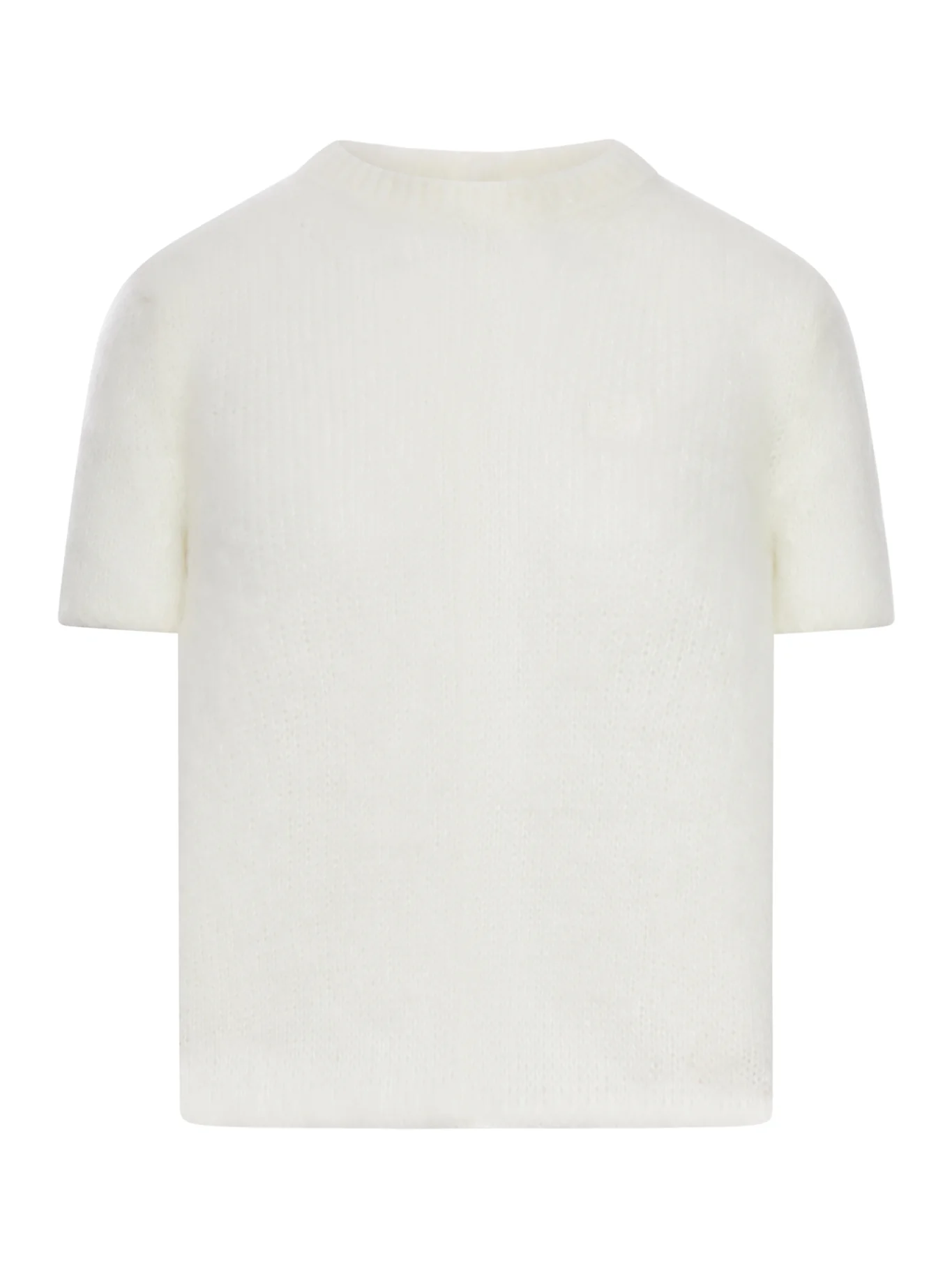 MOHAIR BLEND SHORT-SLEEVED SWEATER