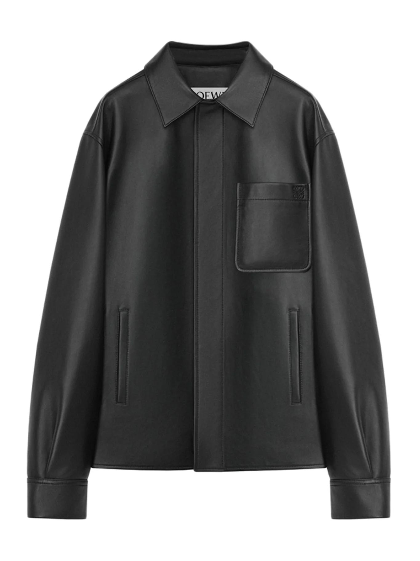 OVERSHIRT IN NAPPA LAMBSKIN