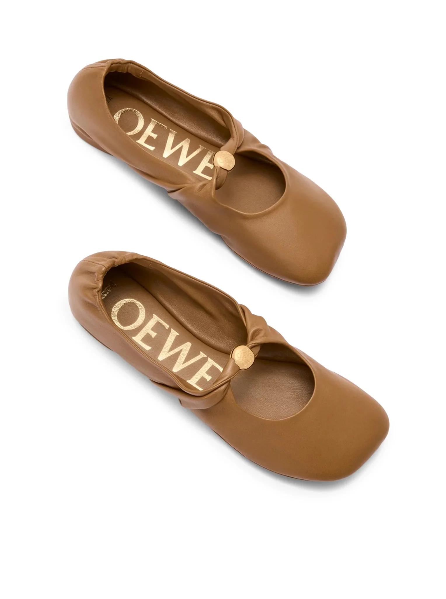 PEBBLE BALLERINAS IN LAMBSKIN NAPPA - Image 4