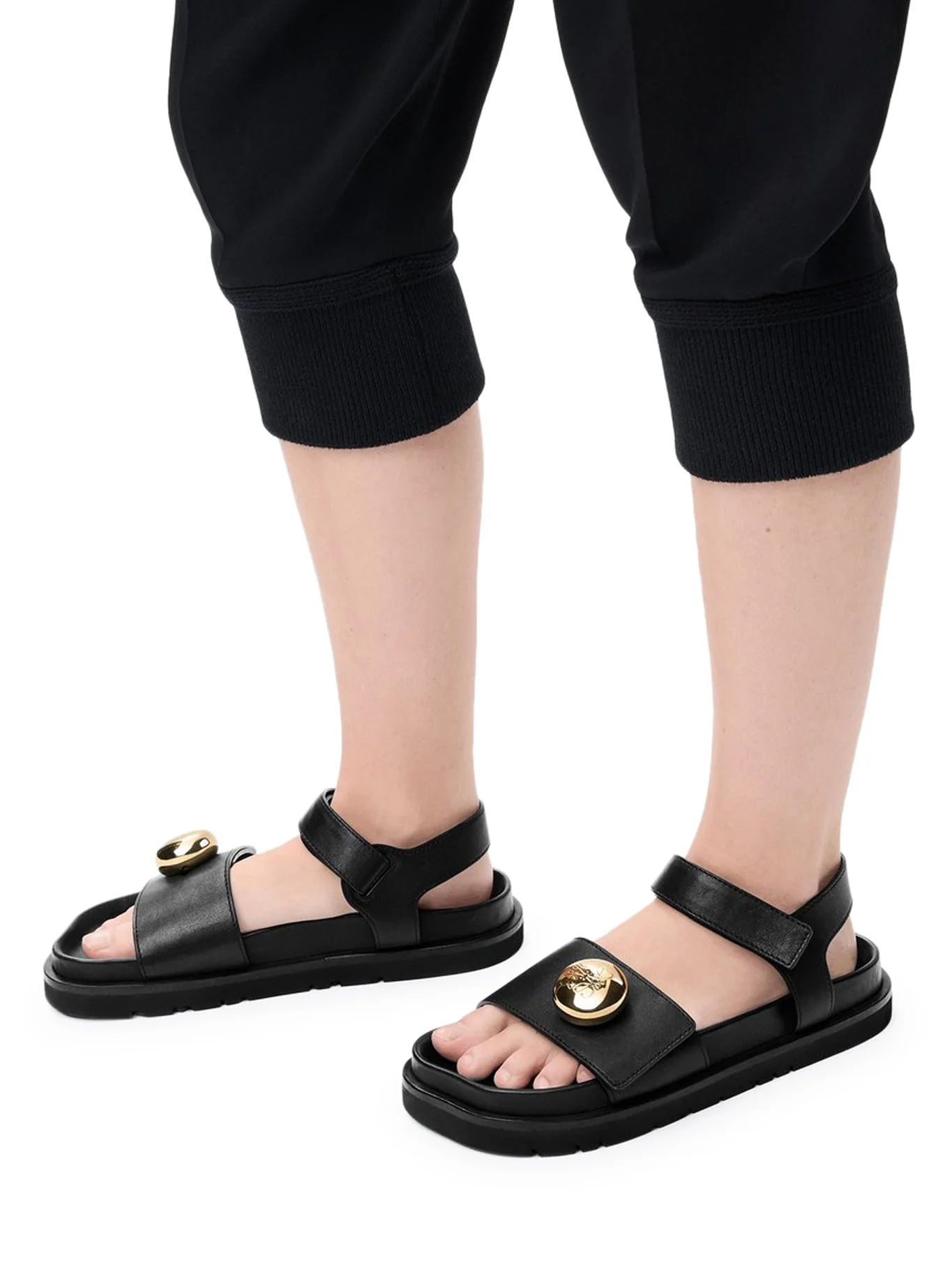 PEBBLE SANDALS WITH SOFT CALFSKIN FUSSBETT SOLE - Image 2