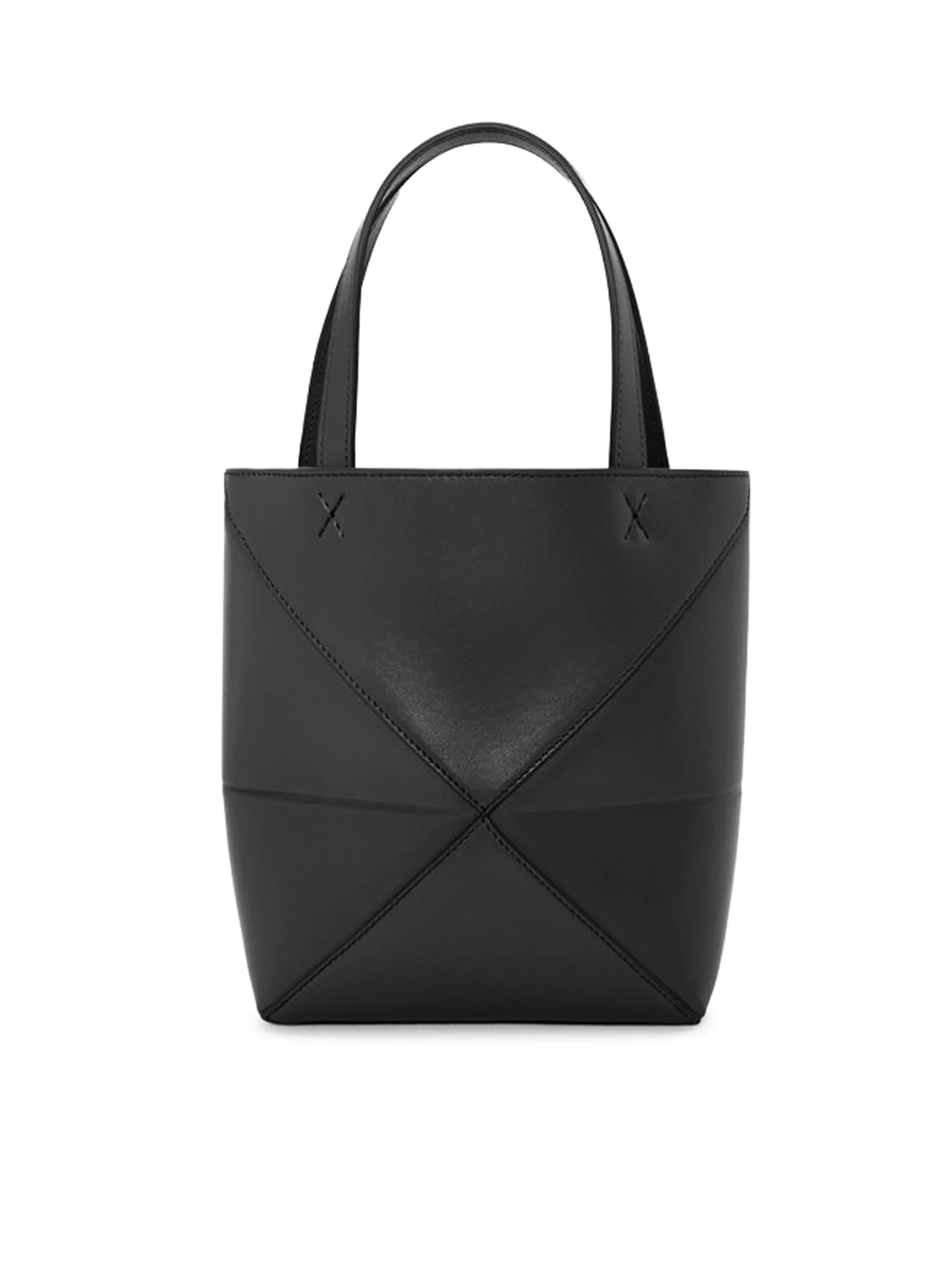 PUZZLE FOLD TOTE BAG IN POLISHED CALFSKIN - Image 7
