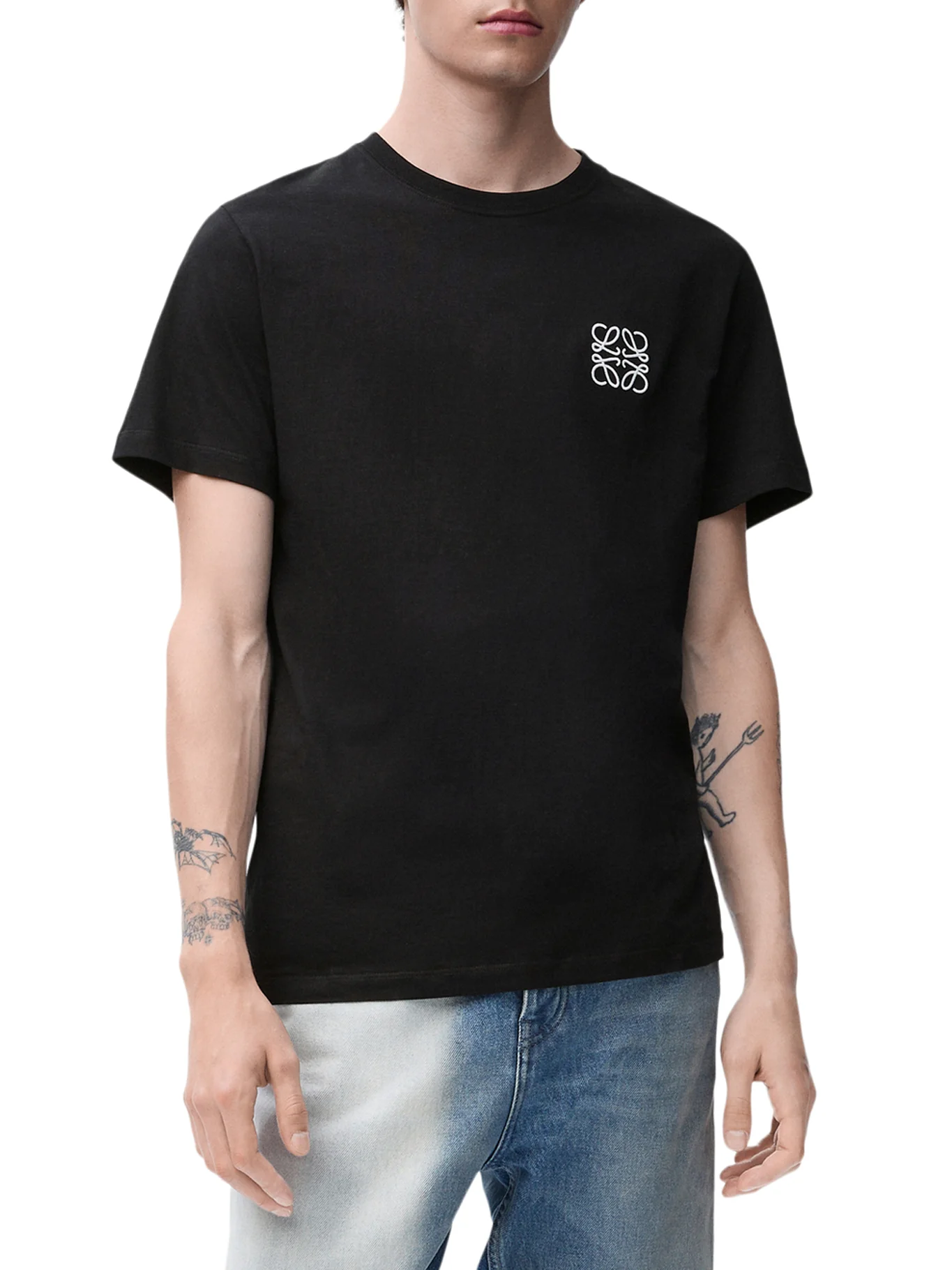 REGULAR FIT COTTON T-SHIRT WITH ANAGRAM - Image 3