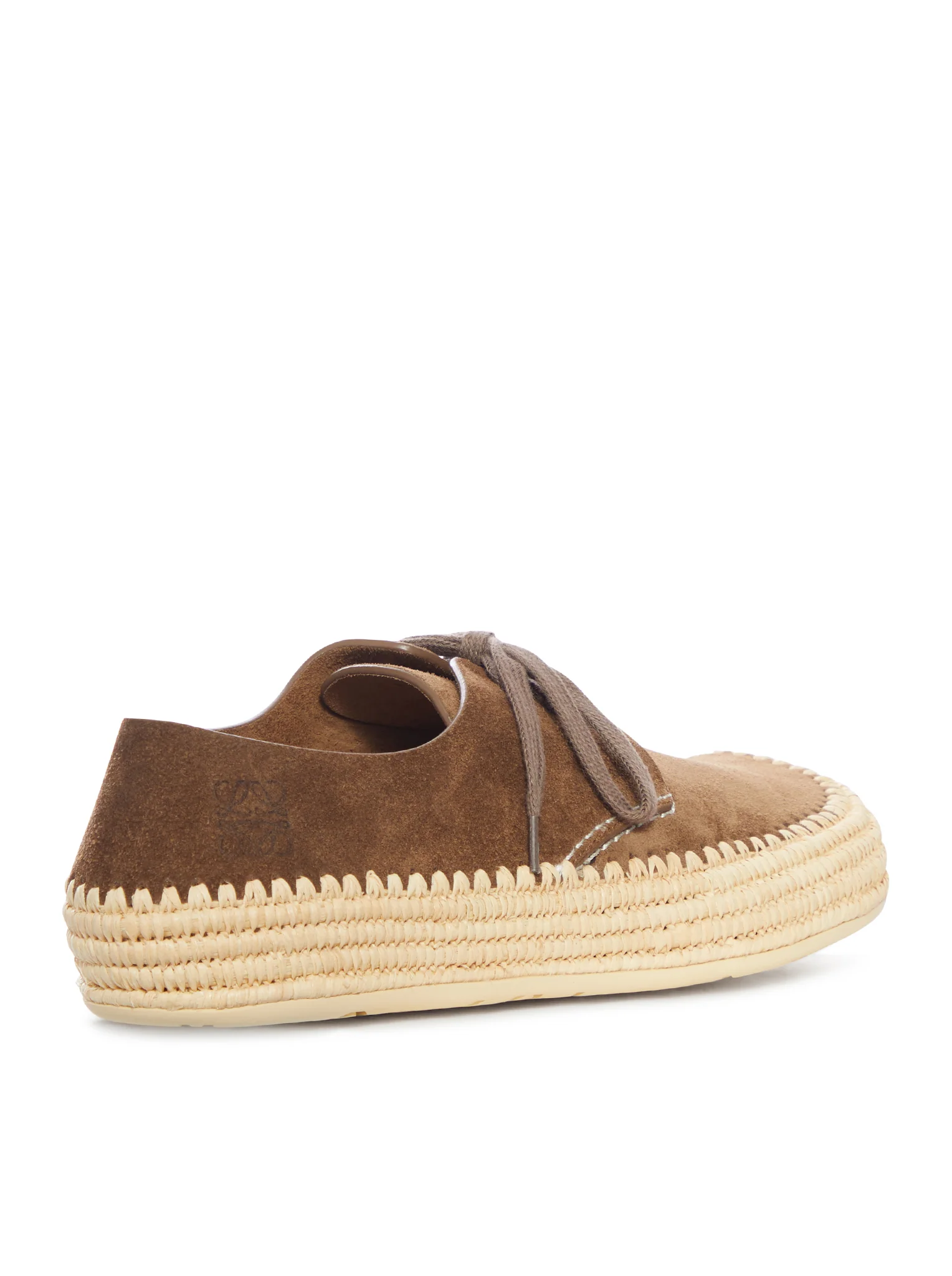 RIO LACE-UP SHOES IN SUEDE AND RAFFIA - Image 3