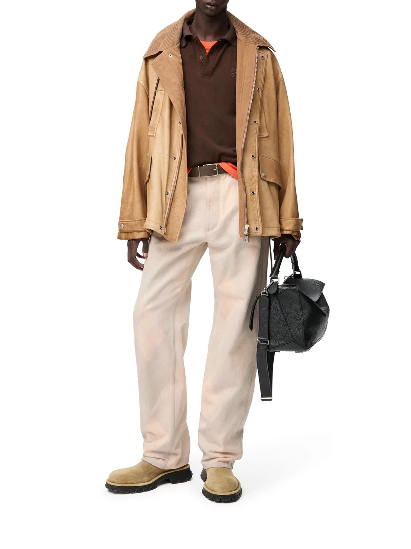 SHORT PARKA IN LAMBSKIN AND COTTON - Image 2