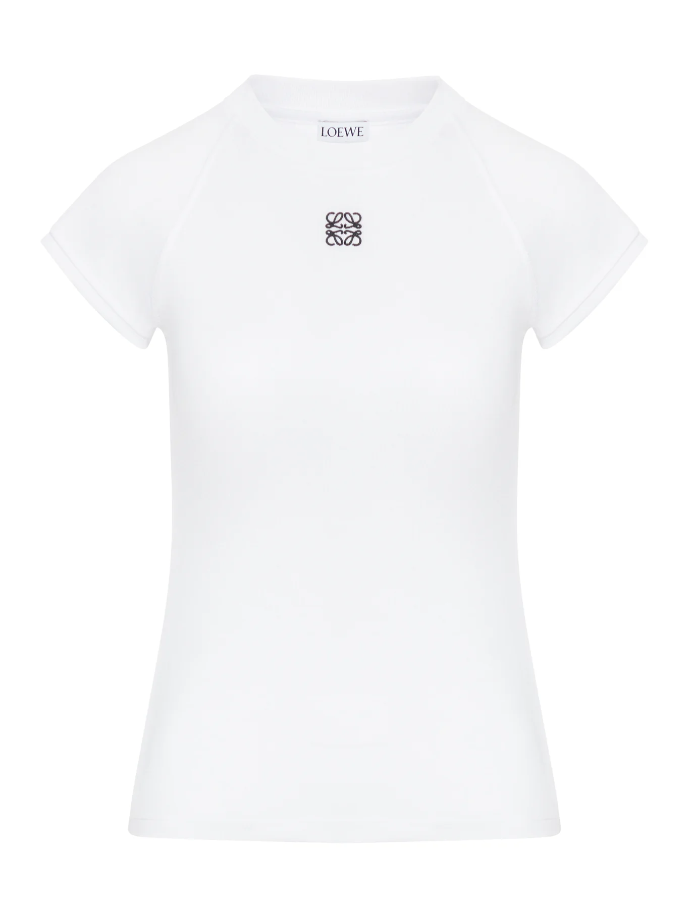 SLIM FIT COTTON T-SHIRT WITH ANAGRAM