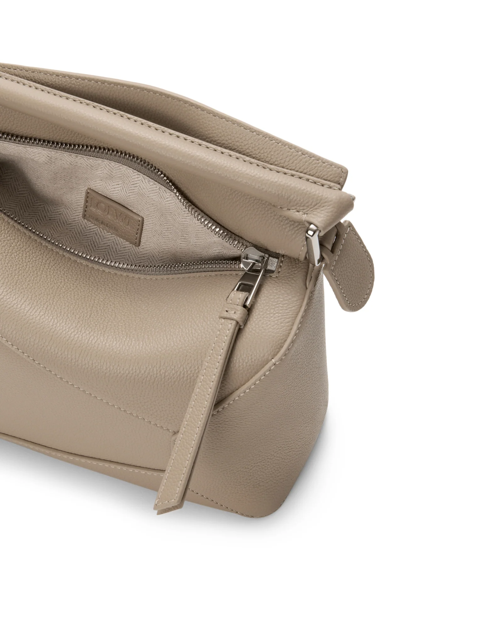 SMALL PUZZLE EDGE BAG IN GRAINED CALFSKIN - Image 7
