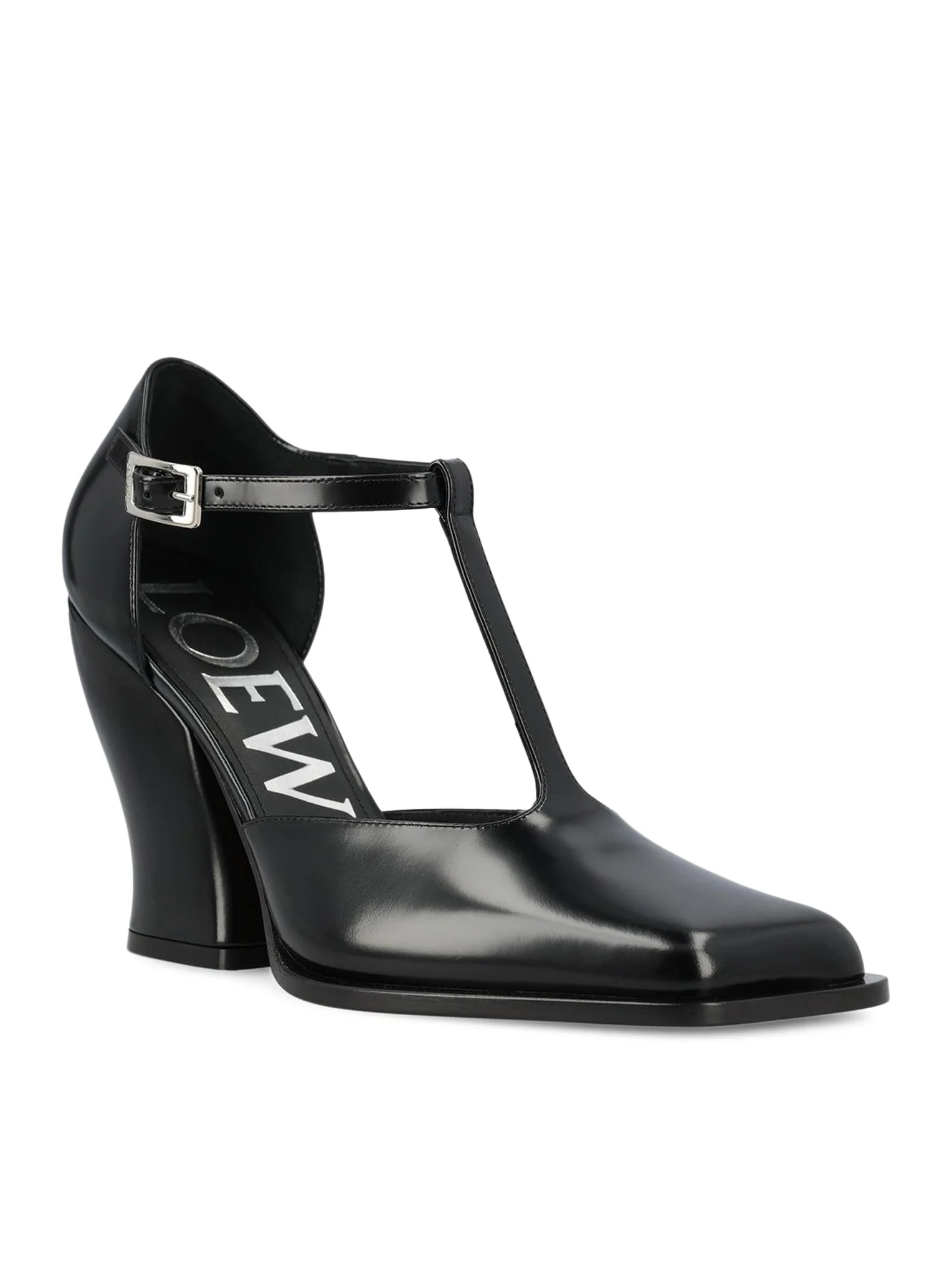 T-BAR WAVE DÉCOLLETÉ IN BRUSHED CALFSKIN - Image 3