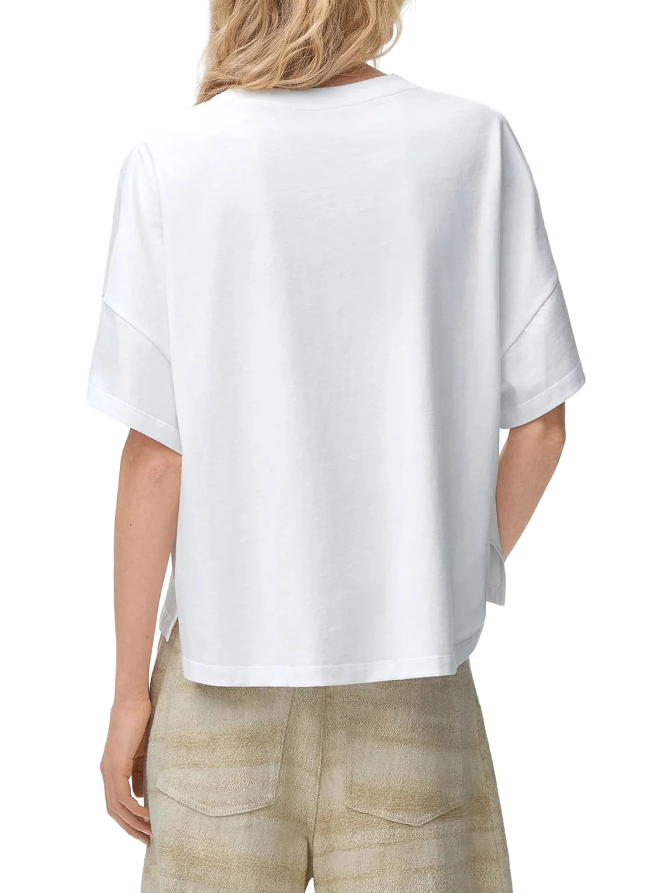 COTTON T-SHIRT WITH A BOXY FIT - Image 4