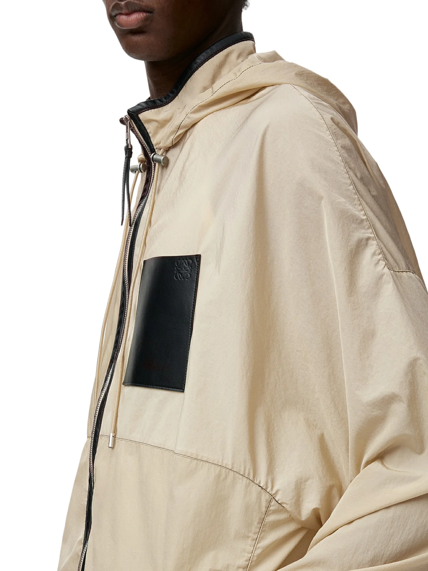 HOODED JACKET IN TECHNICAL FABRIC - Image 5