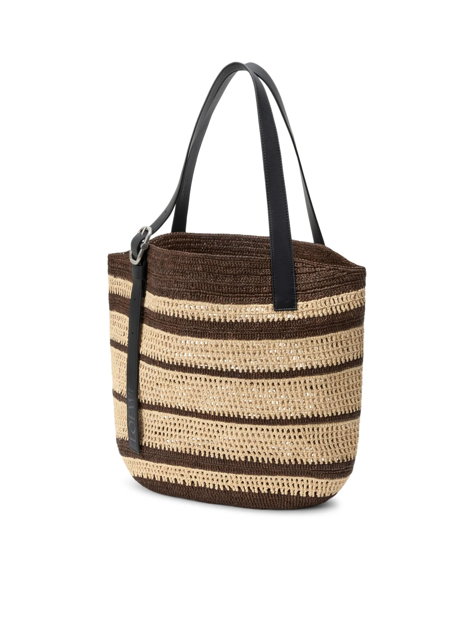 LOOP BASKET BAG IN RAFFIA - Image 4