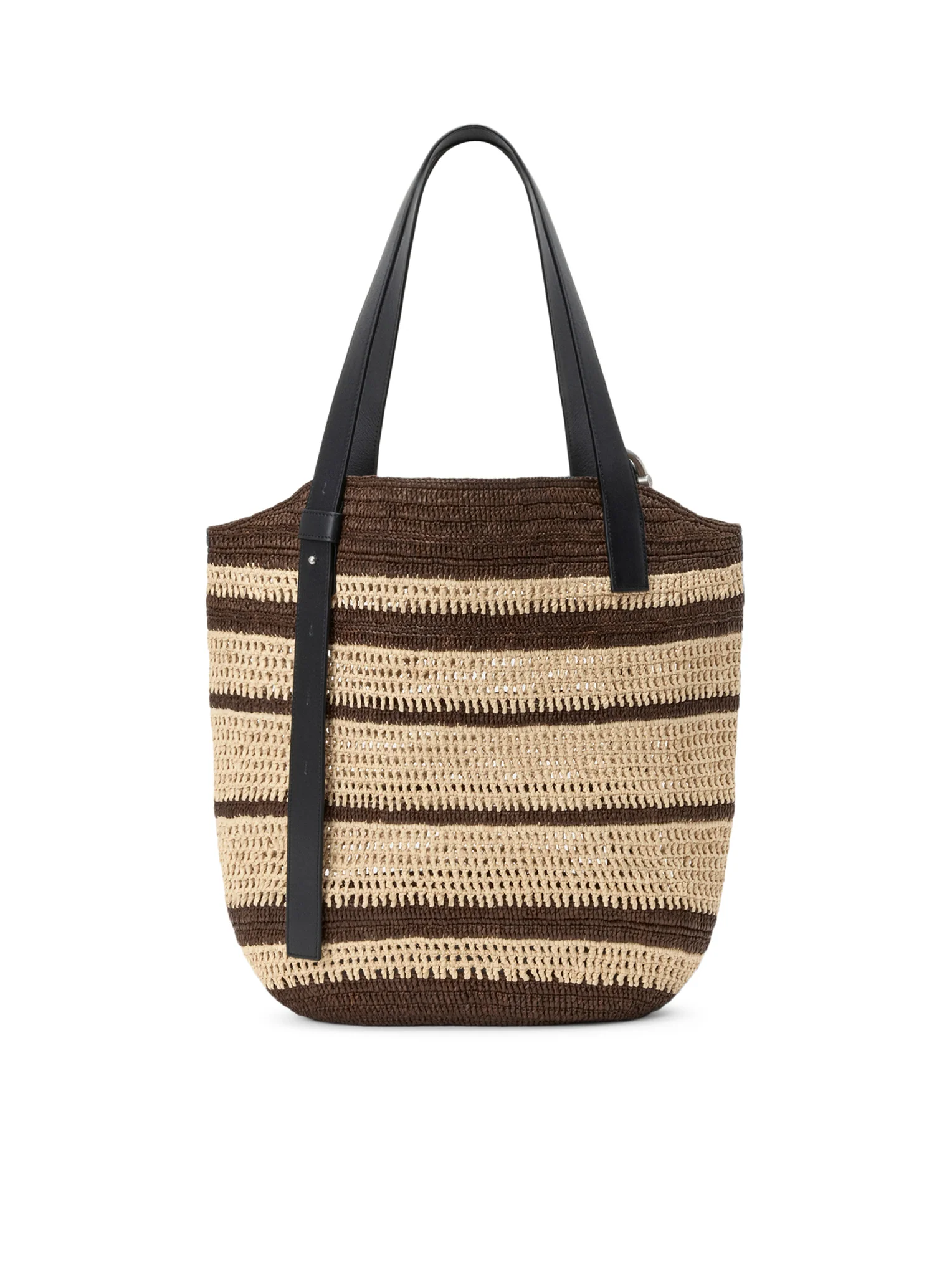 LOOP BASKET BAG IN RAFFIA - Image 5