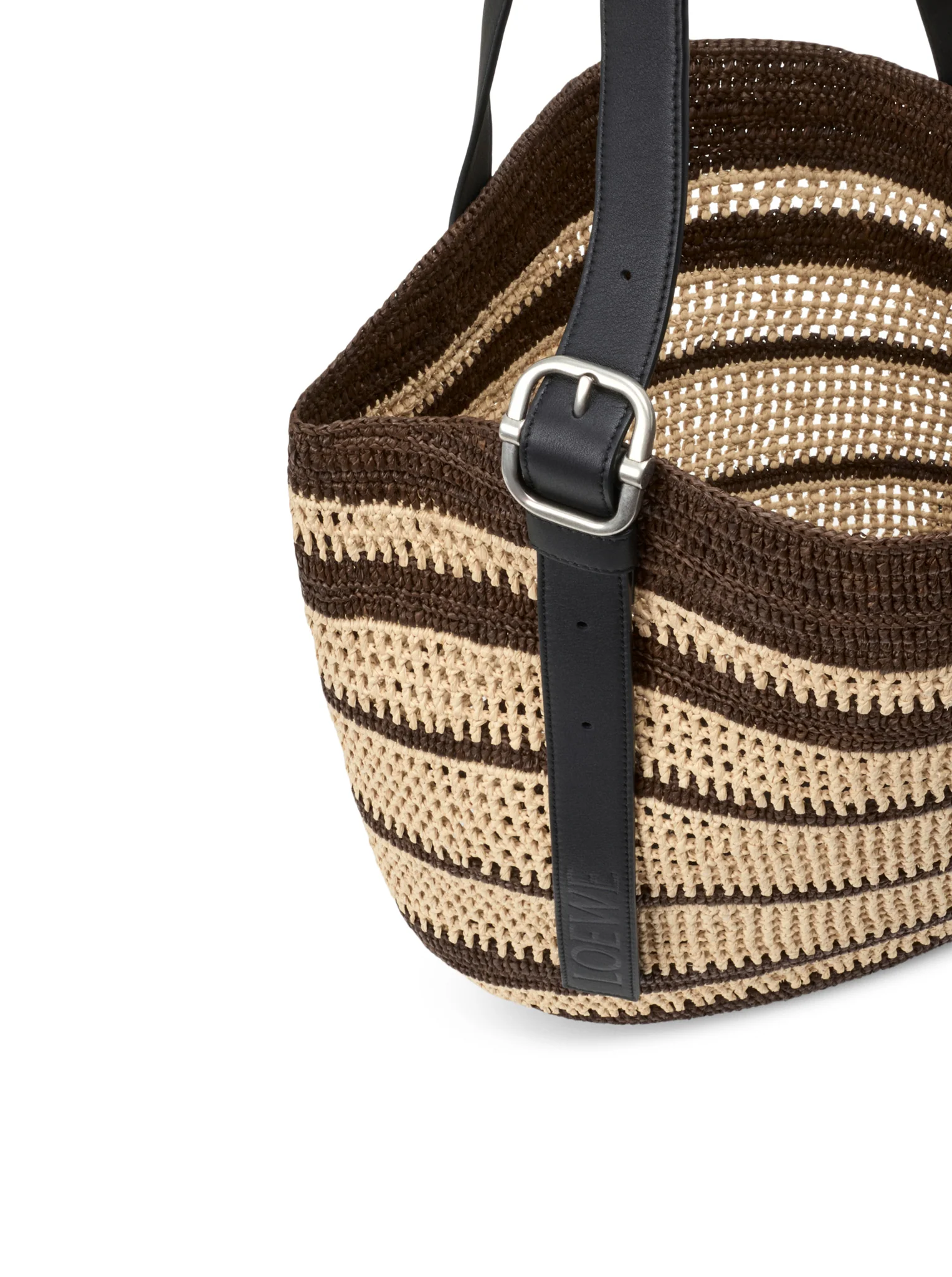 LOOP BASKET BAG IN RAFFIA - Image 6
