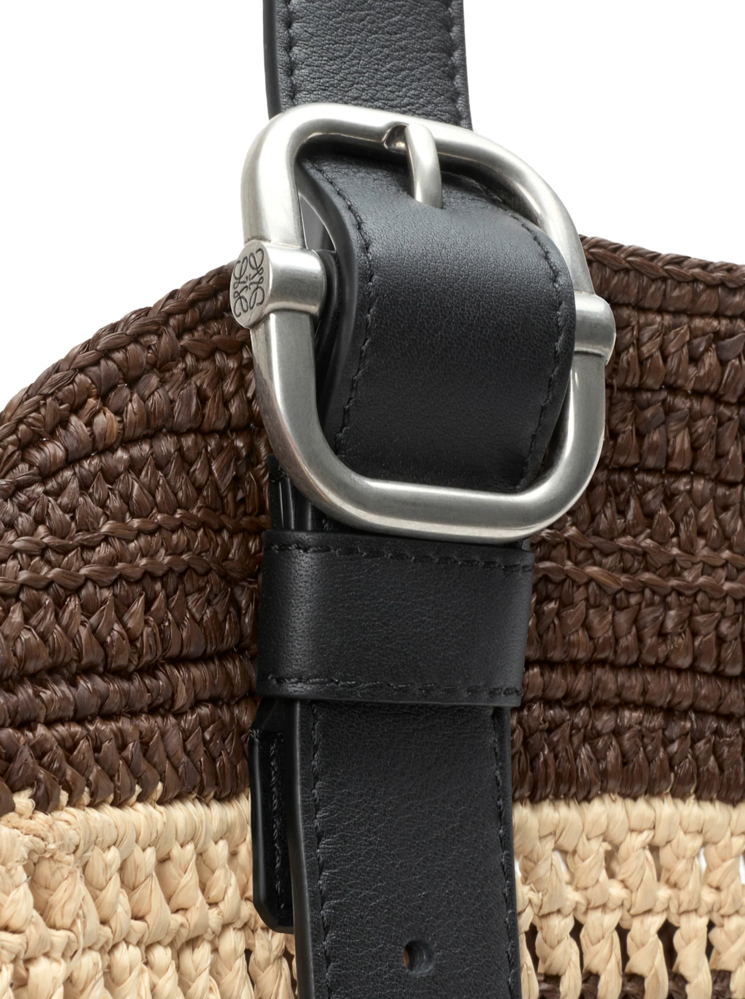LOOP BASKET BAG IN RAFFIA - Image 7