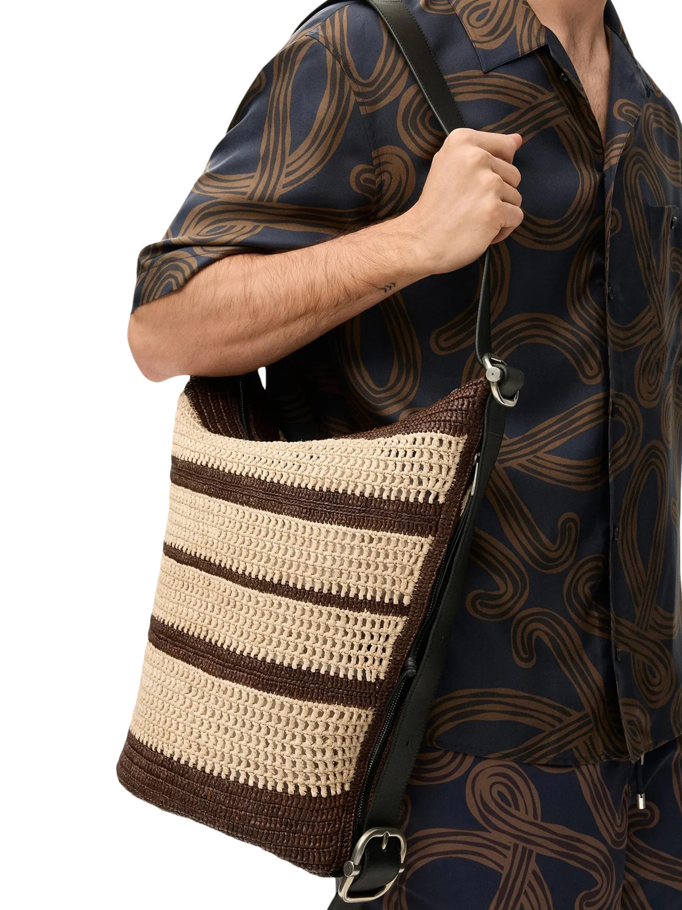MEDIUM RAFFIA LOOP BUCKET - Image 2