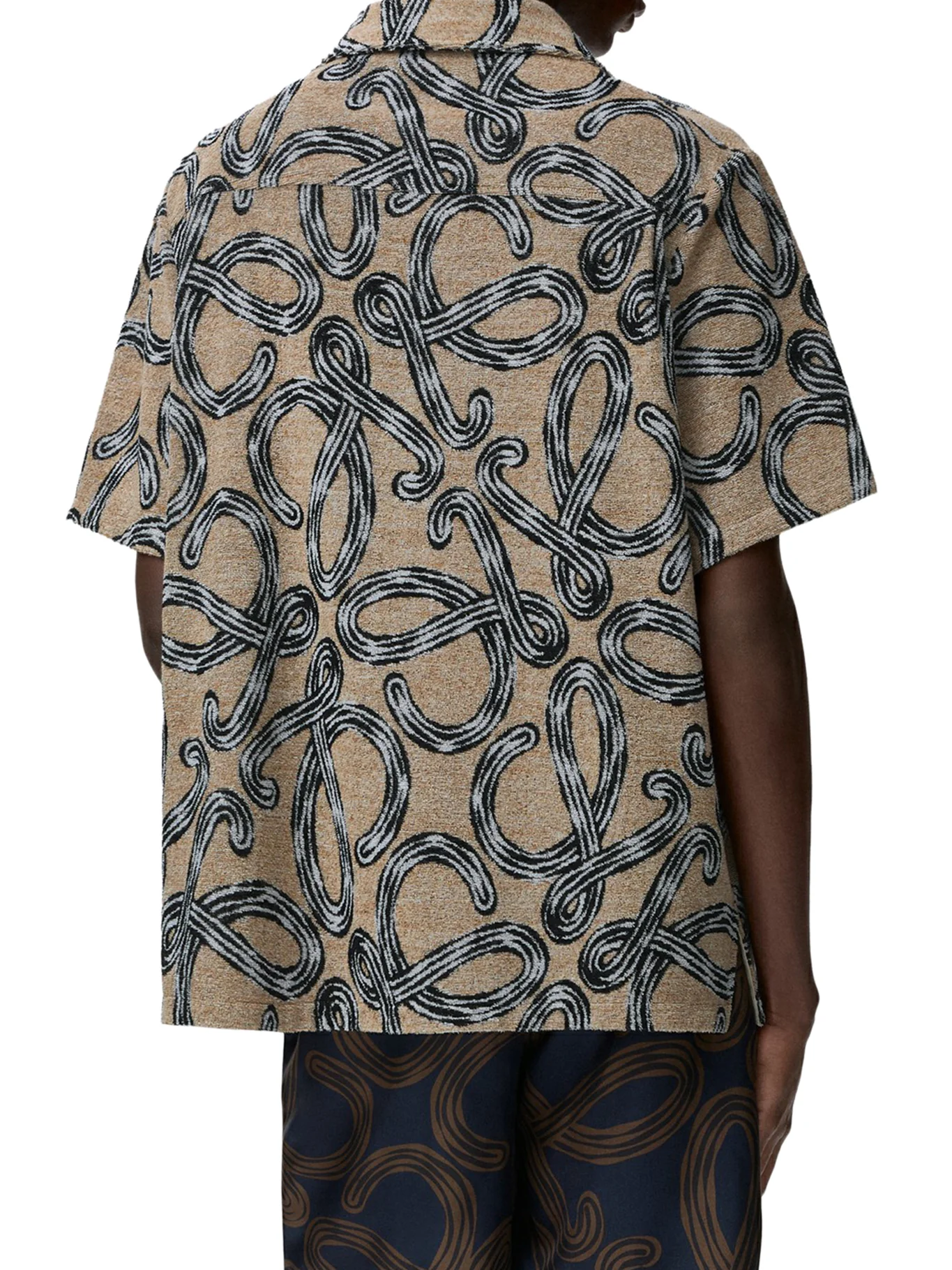 SHORT-SLEEVED SHIRT WITH ALL-OVER ANAGRAM - Image 4