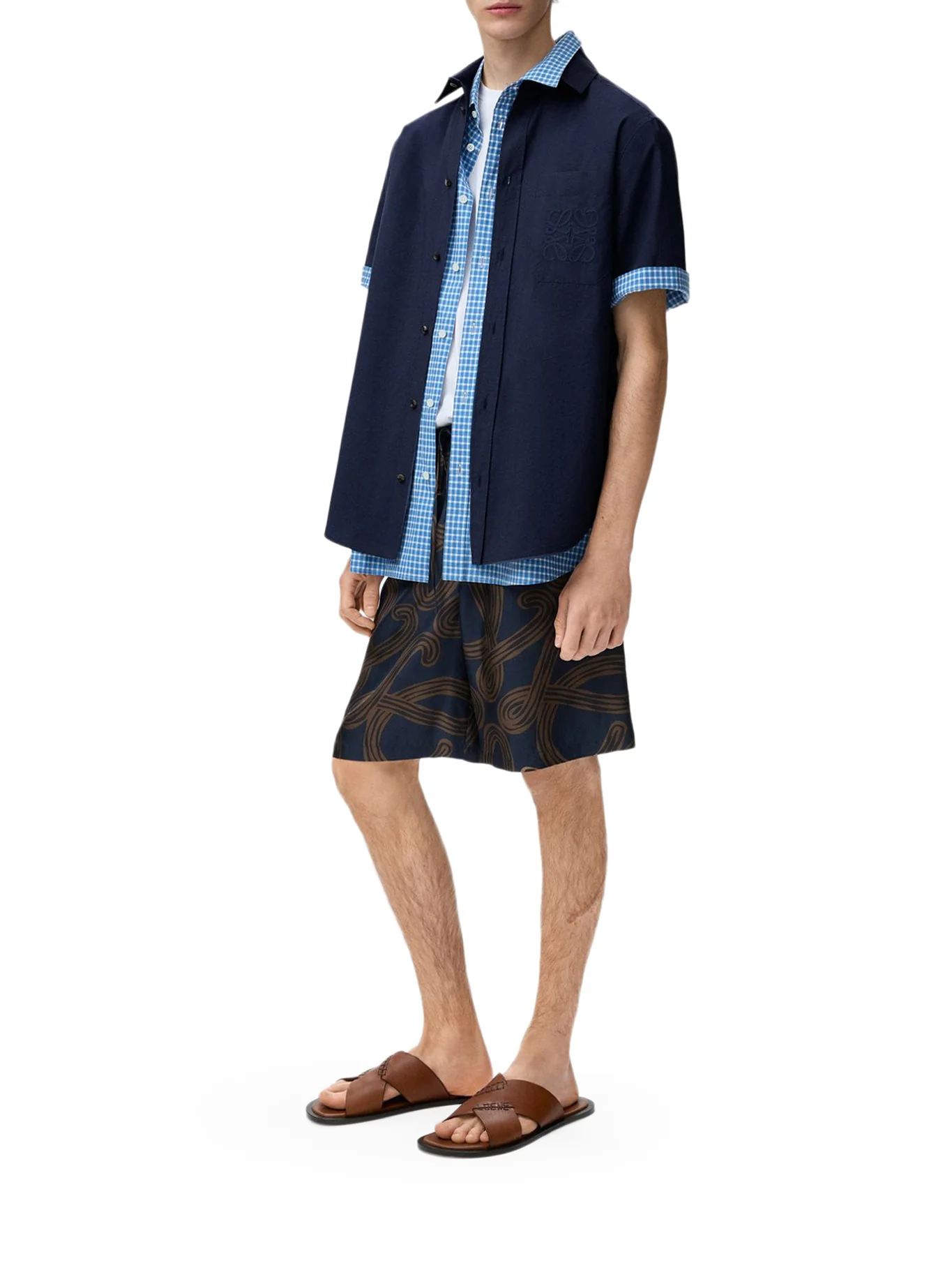 SHORT-SLEEVED TEXTURED POPLIN SHIRT - Image 2