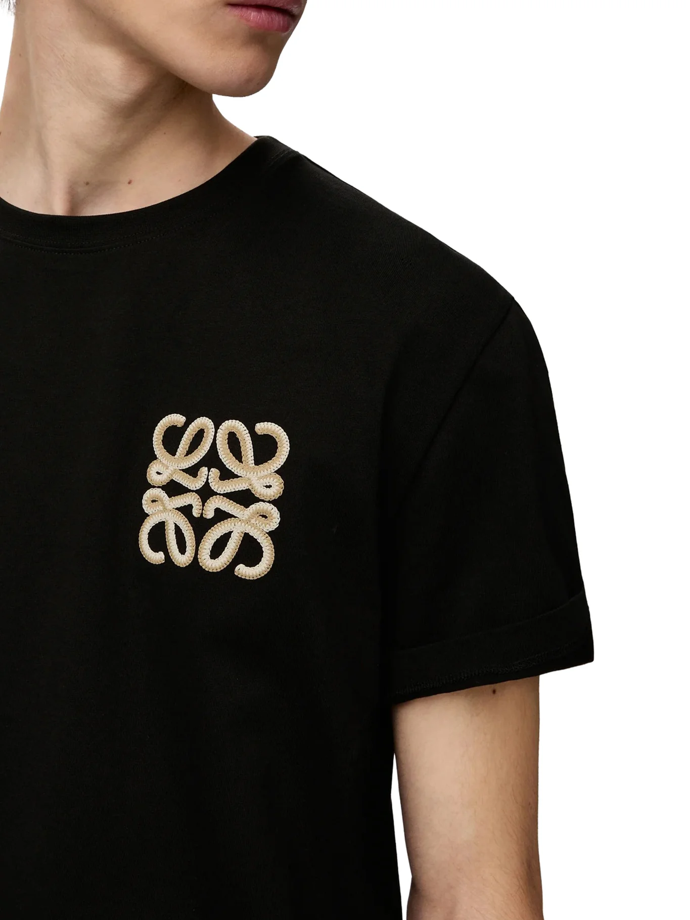 T-SHIRT WITH ANAGRAM EMBROIDERY - Image 5