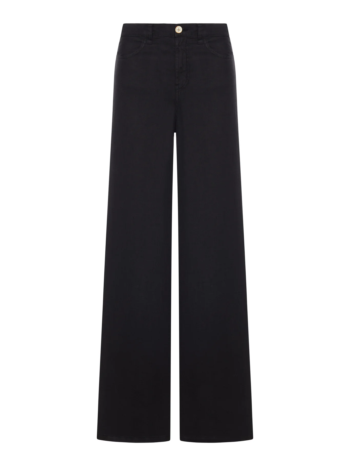 MARLENE BLACK COTTON TROUSERS