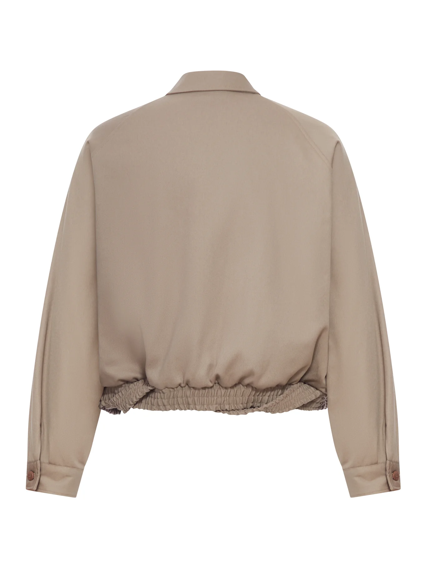 CROPPED JACKET WITH WOVEN ELASTIC - Image 2