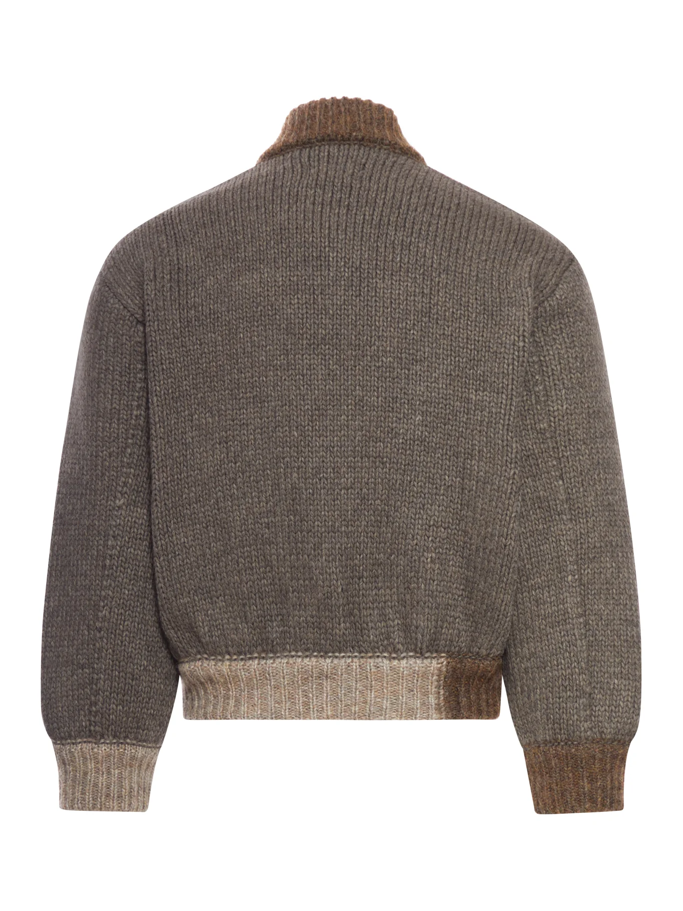 KNITTED BOMBER JACKET - Image 2