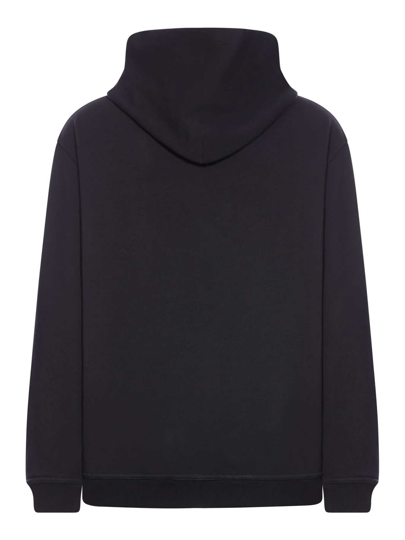 OVERSIZED BLACK COTTON SWEATSHIRT - Image 2