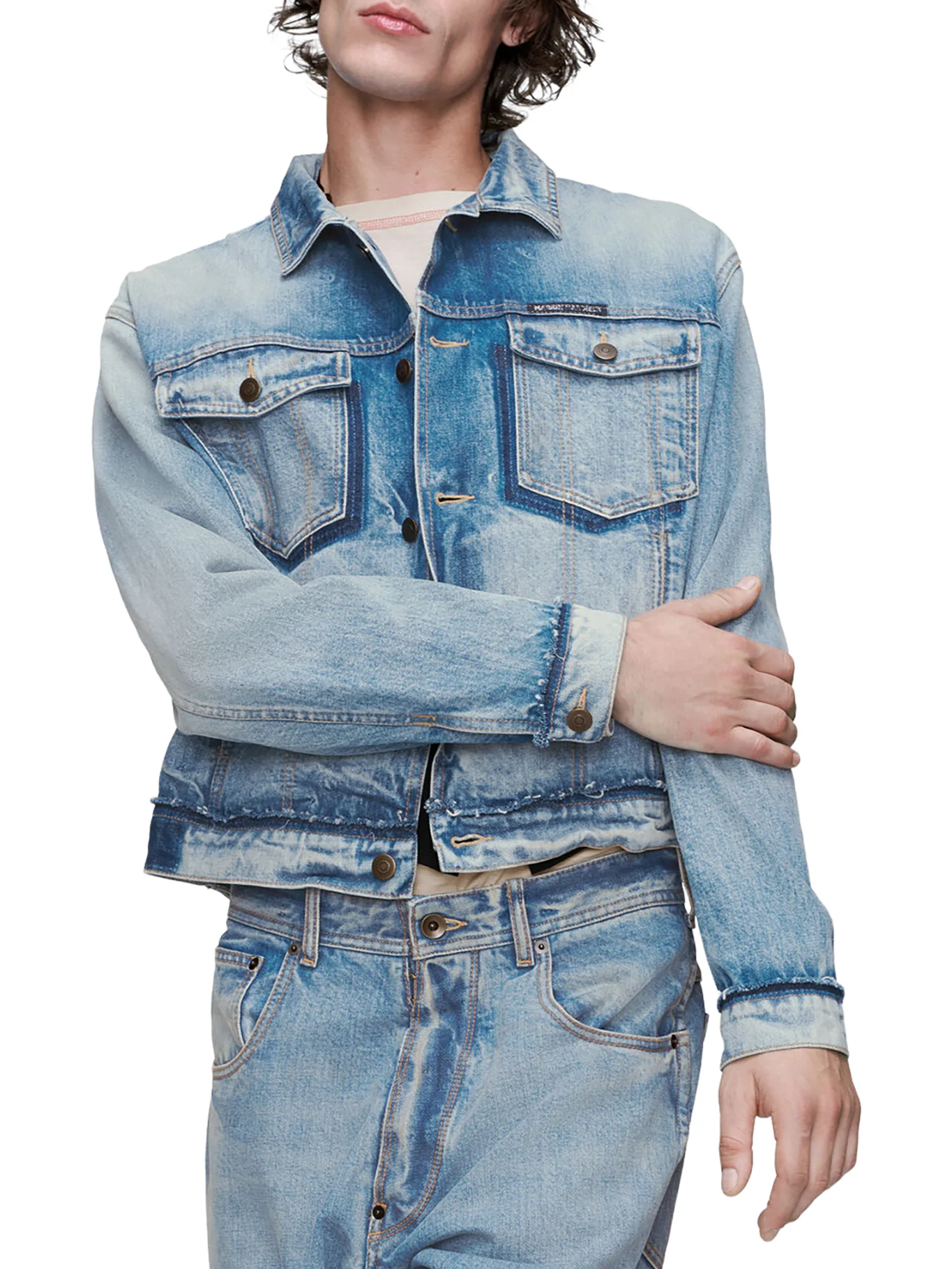 COTTON DENIM CABAN - Image 3