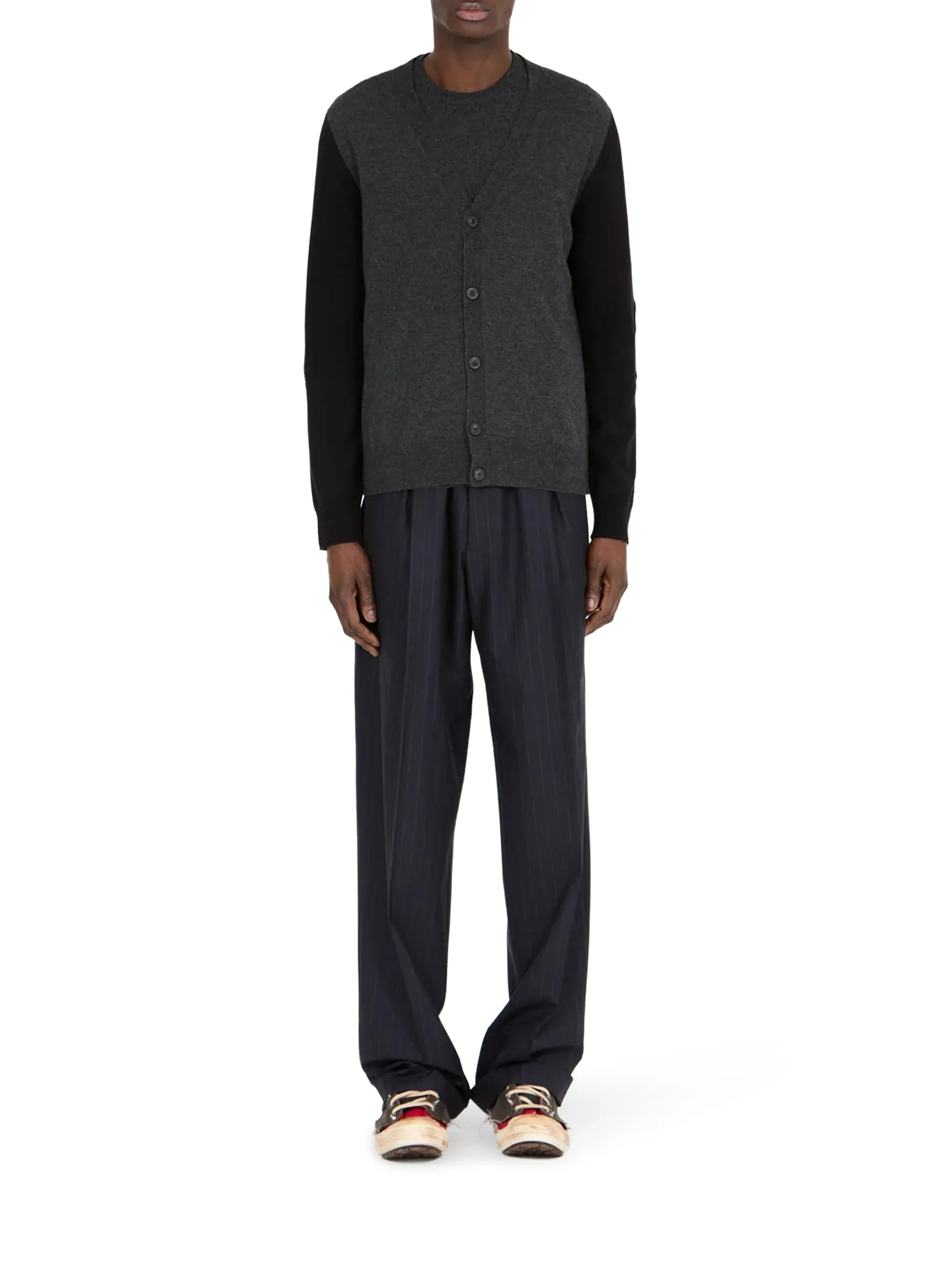 V-NECK WOOL CARDIGAN - Image 2