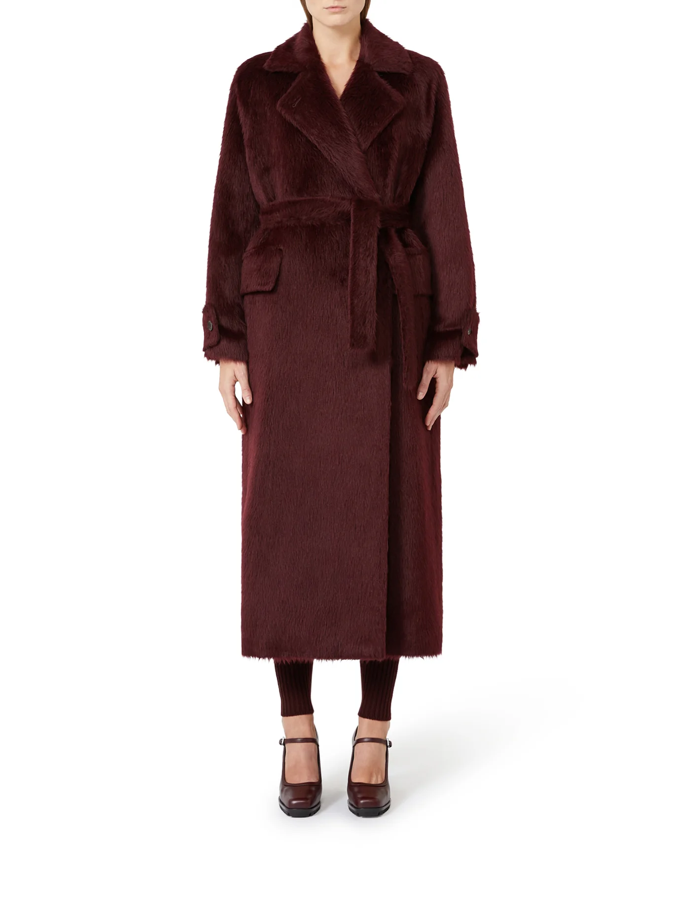 ALBATA LONG ALPACA COAT - Image 2