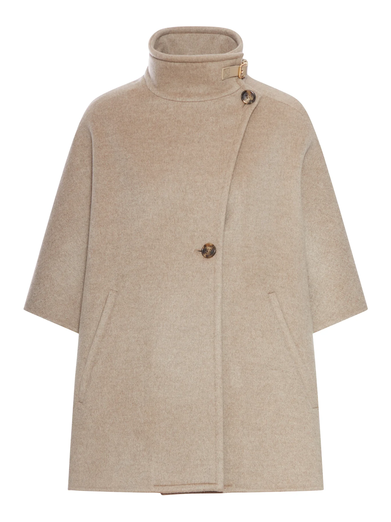 LIGHTWEIGHT CASHMERE DRAP CAPE