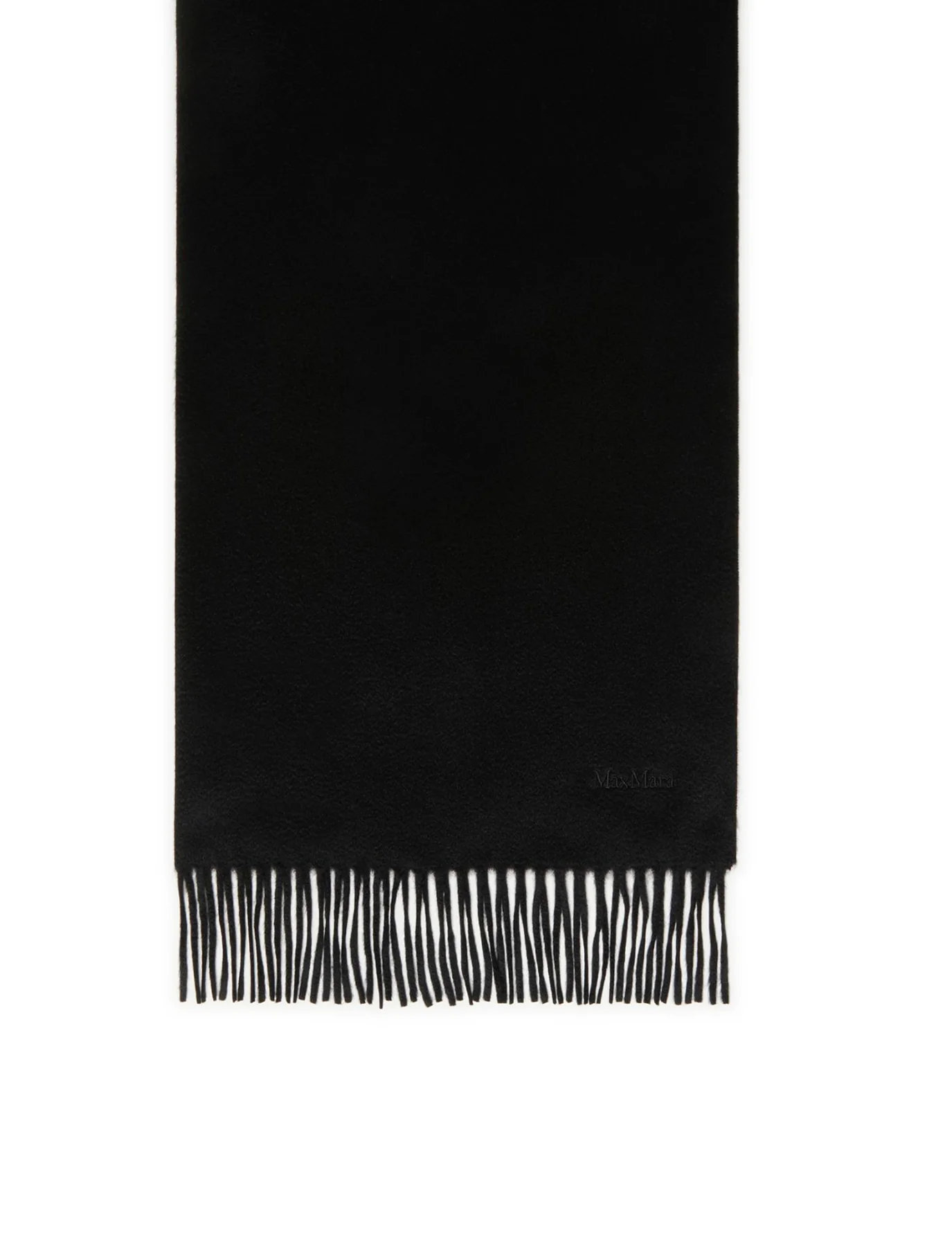 CASHMERE STOLE WITH MONOGRAM EMBROIDERY