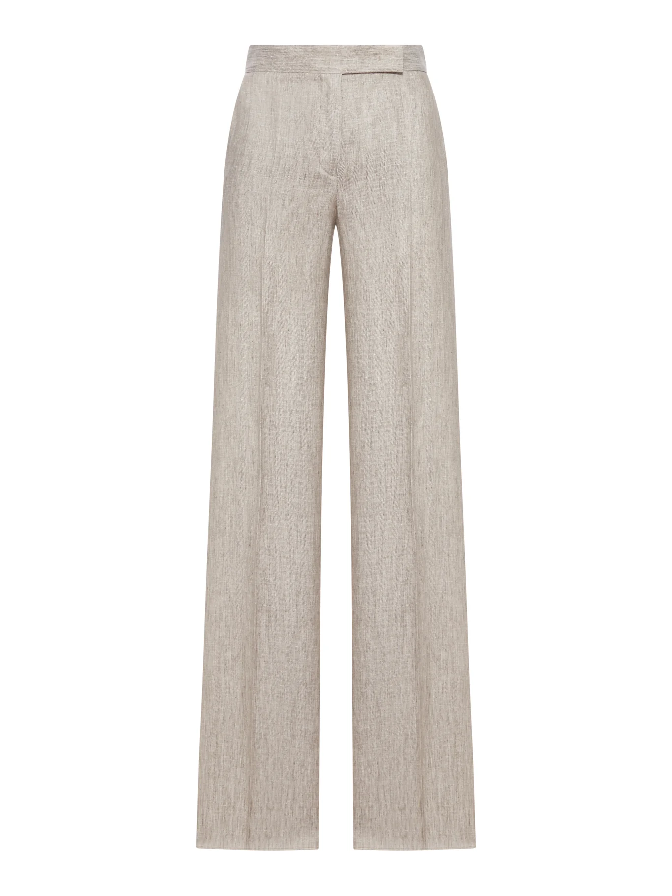 CHEVRON LINEN BATAVIA TROUSERS