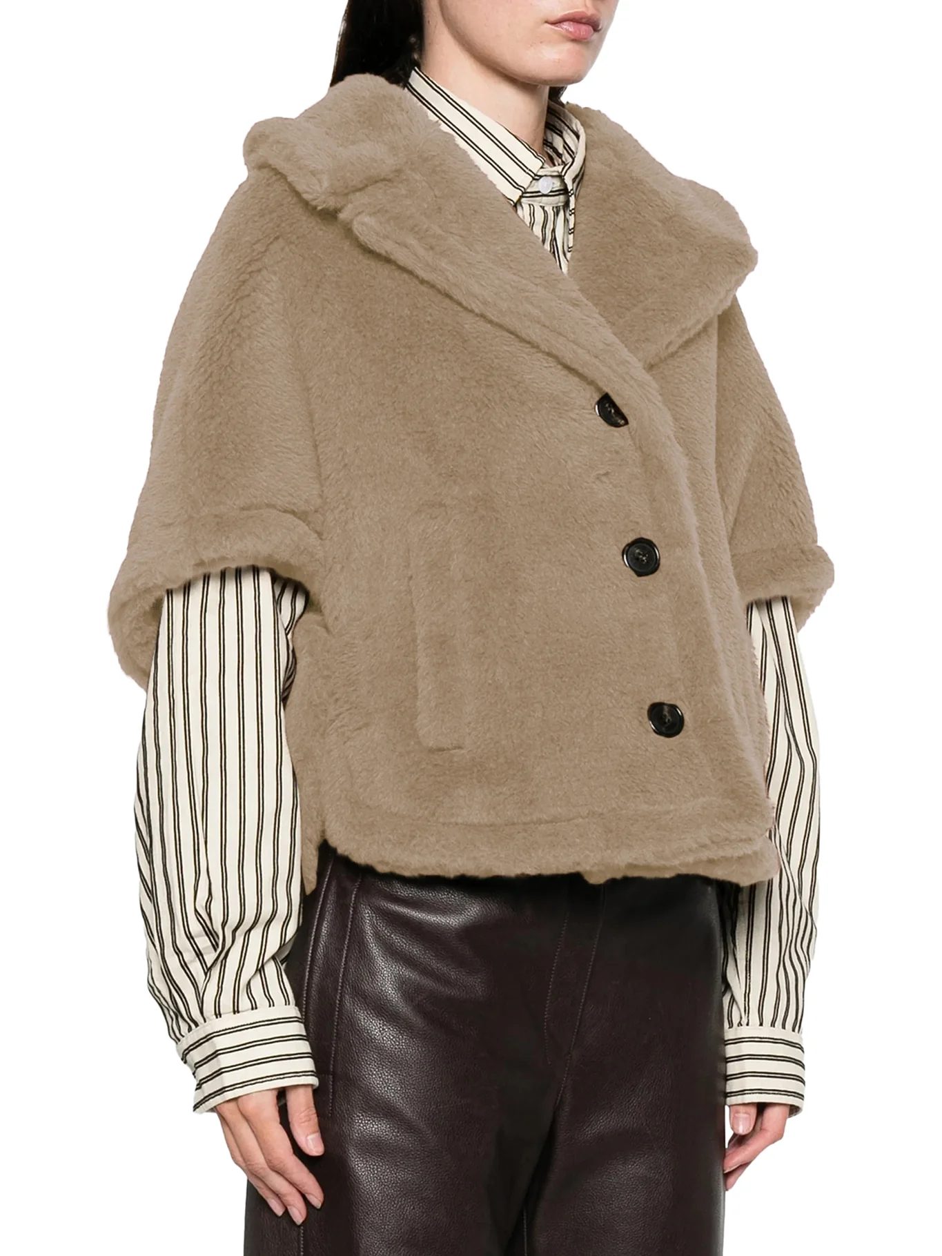 CORVINO 4 TEDDY SHORT COAT - Image 3