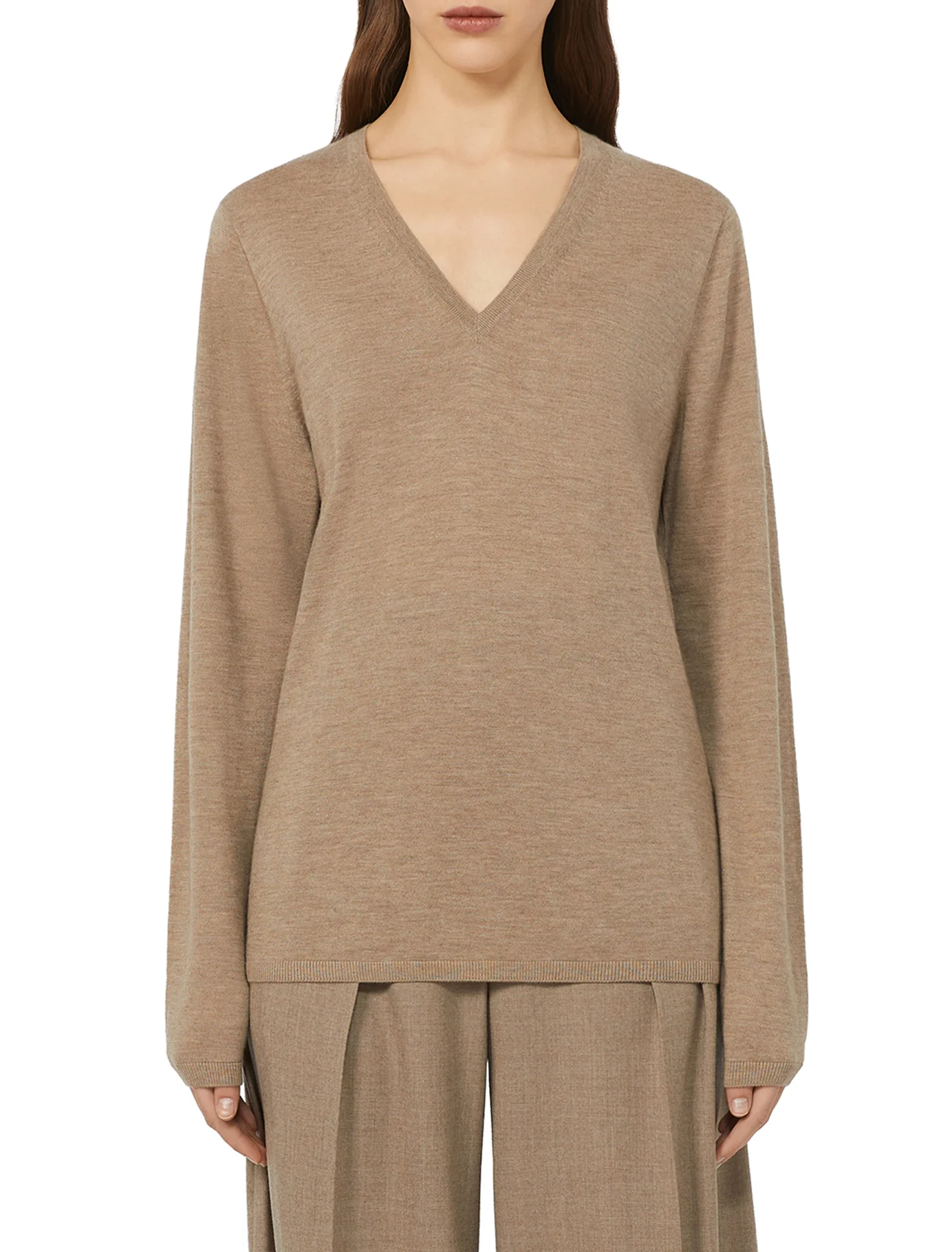 LINCE SWEATER IN SATINED CASHMERE YARN - Image 3