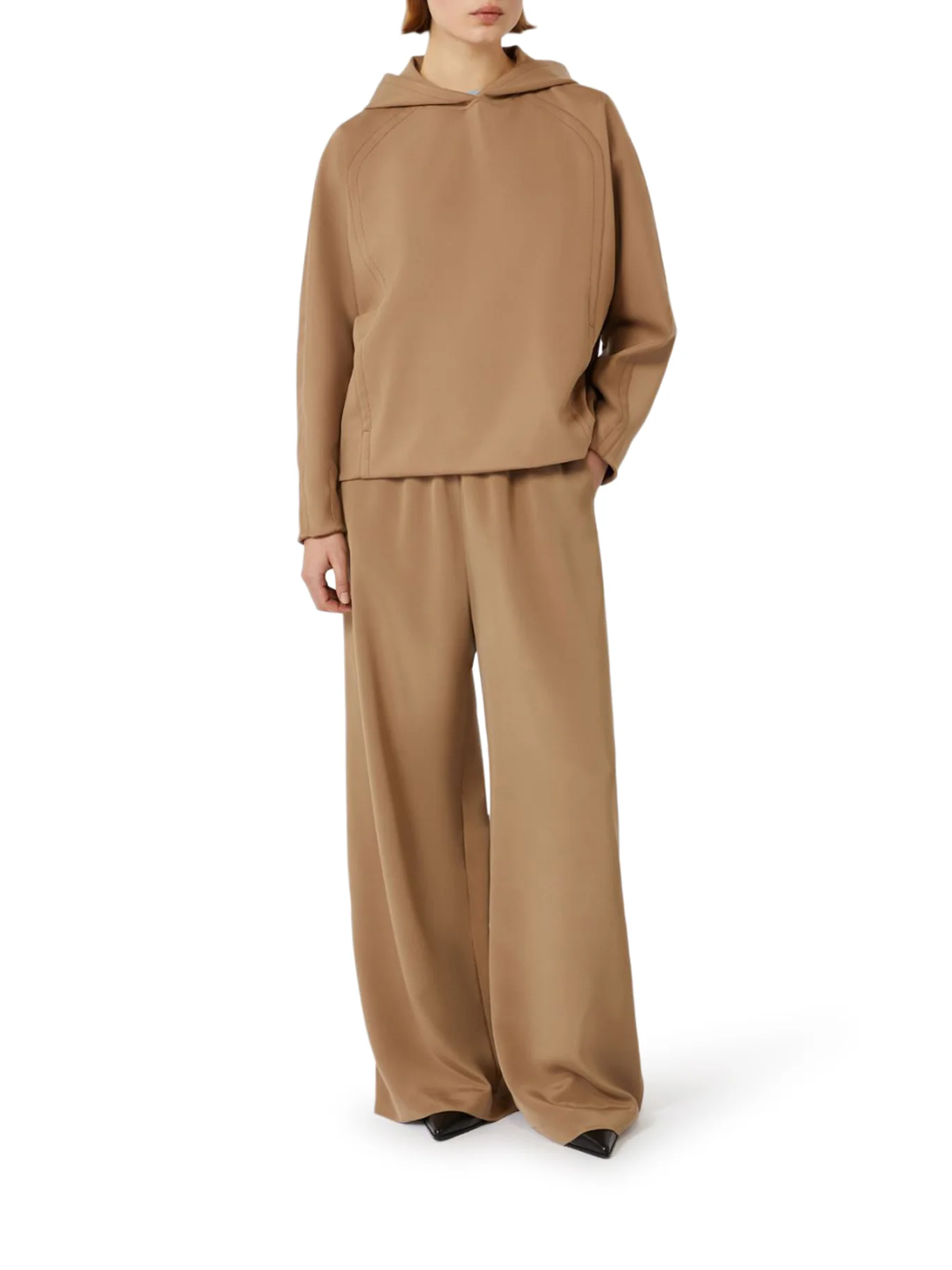 COMFORT PANTS IN STRETCH CRĂPE DE CHINE - Image 2