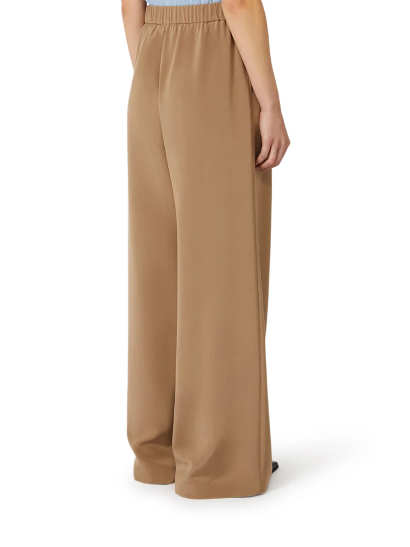 COMFORT PANTS IN STRETCH CRĂPE DE CHINE - Image 4