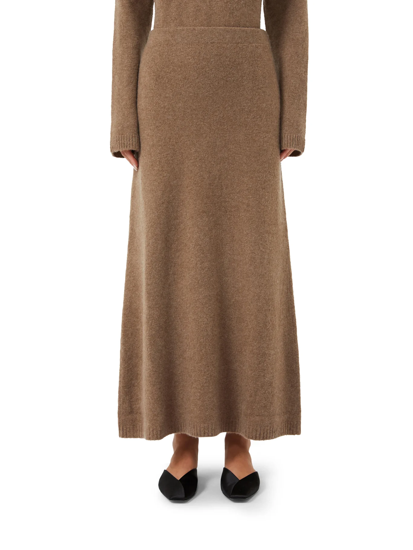STRETCH CASHMERE YARN SKIRT - Image 3