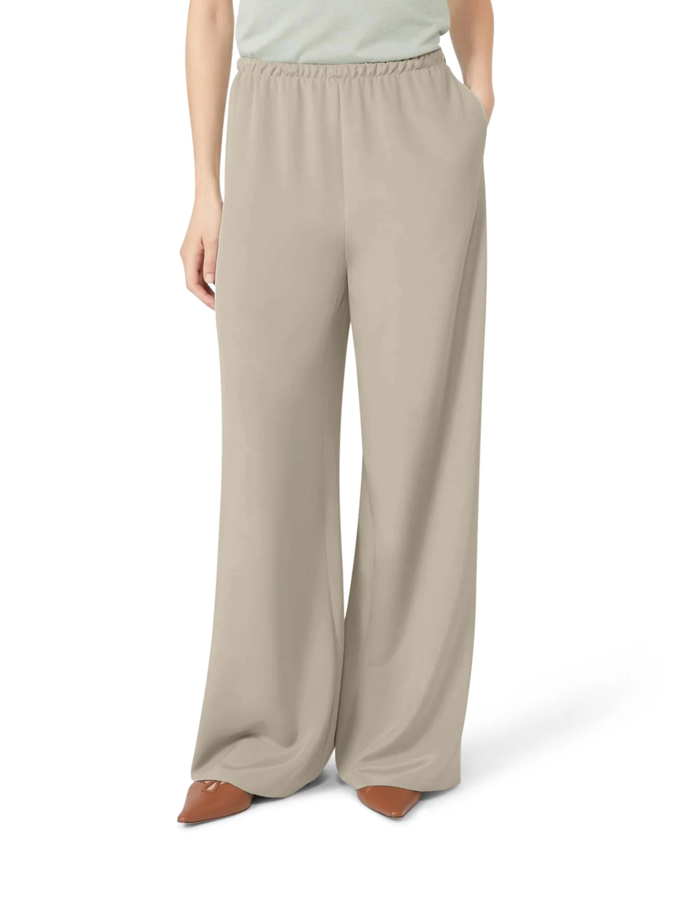 MAGA PANTS IN SILK CRĂPE DE CHINE - Image 2