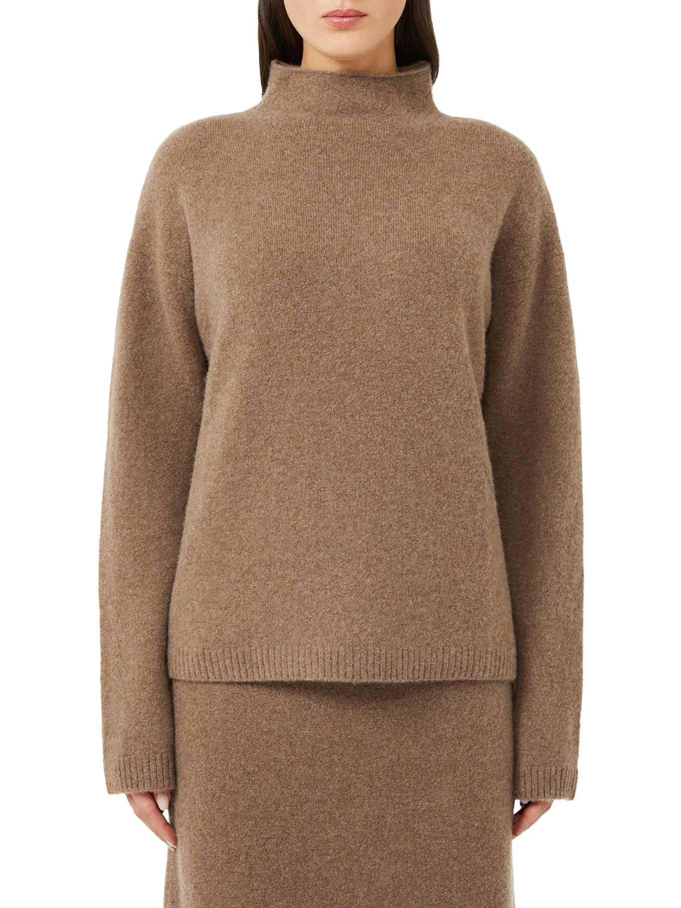 BOXY SWEATER IN STRETCH CASHMERE YARN - Image 3
