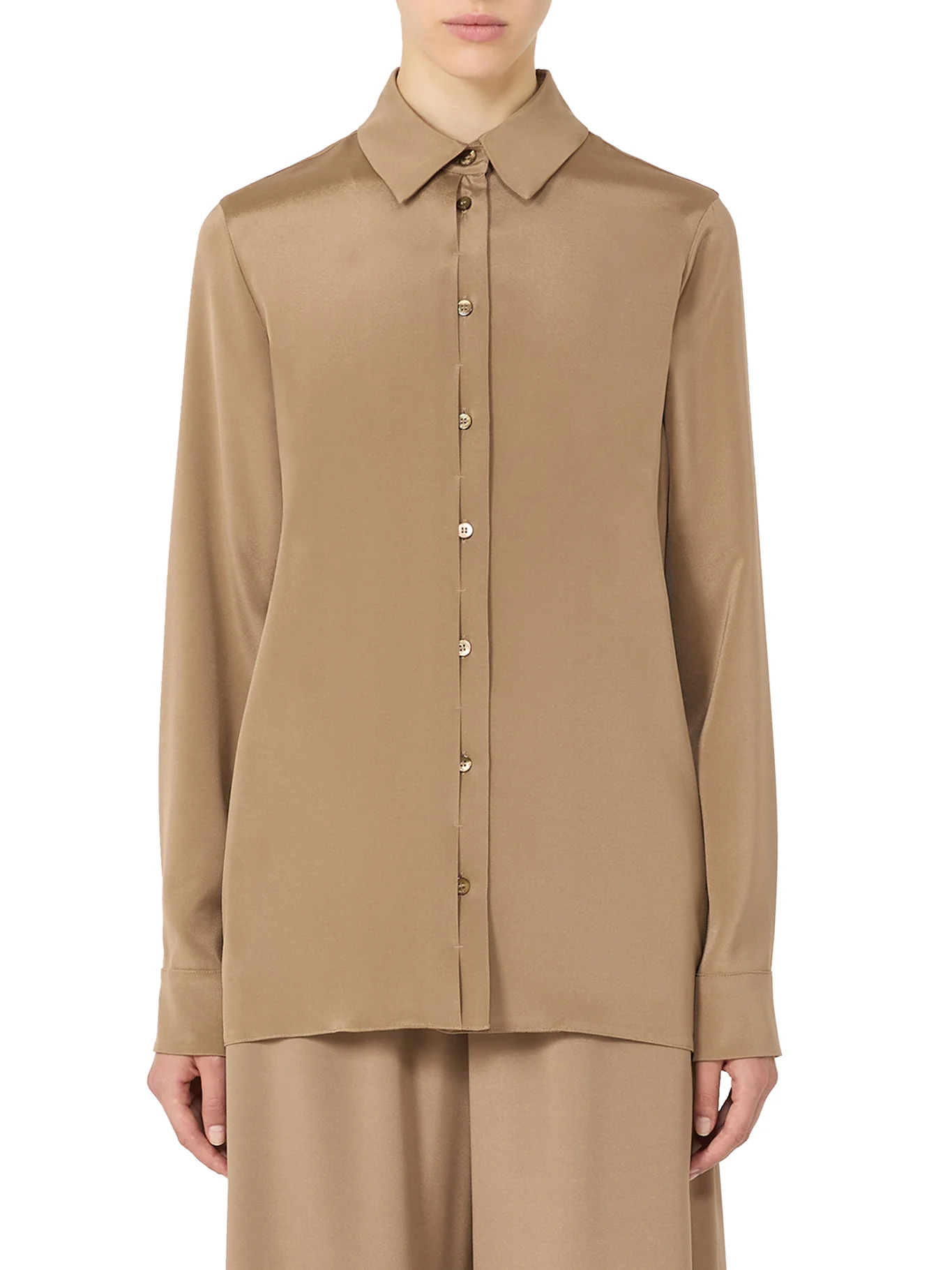 STRETCH SILK CADY SHIRT - Image 3