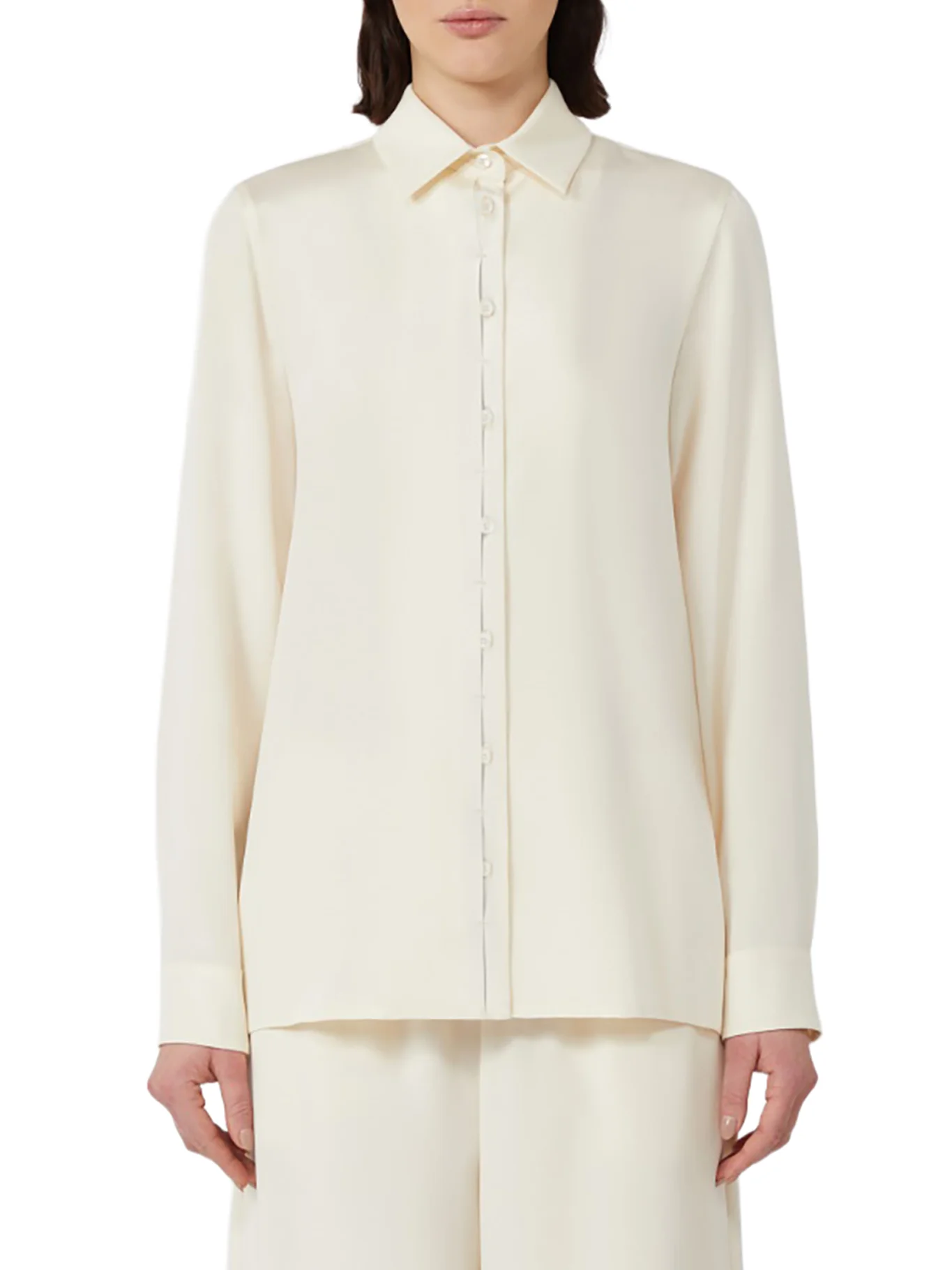 STRETCH SILK CADY SHIRT - Image 3